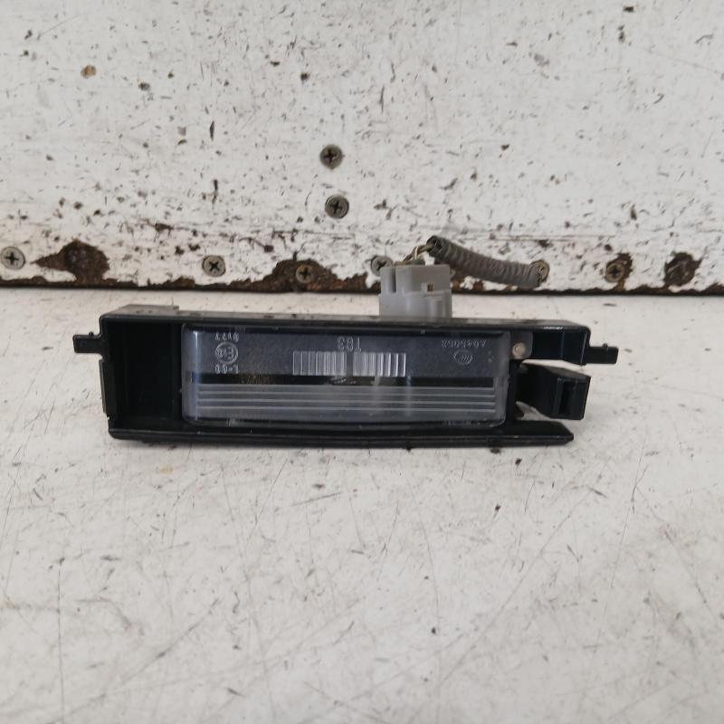 number plate lamp