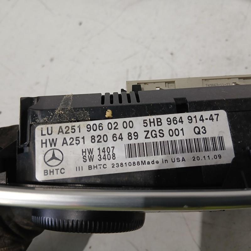 heater/aircon controls