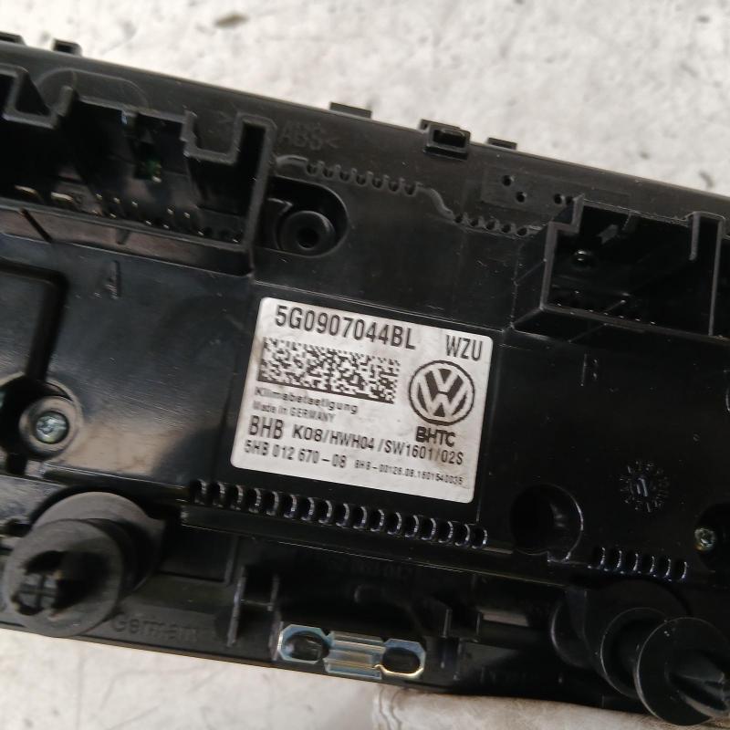heater/aircon controls