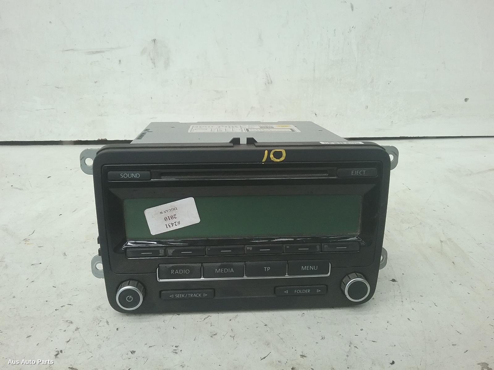 54857, Used stereo/head unit for 2010 Tiguan cd player (rcd310), 5n