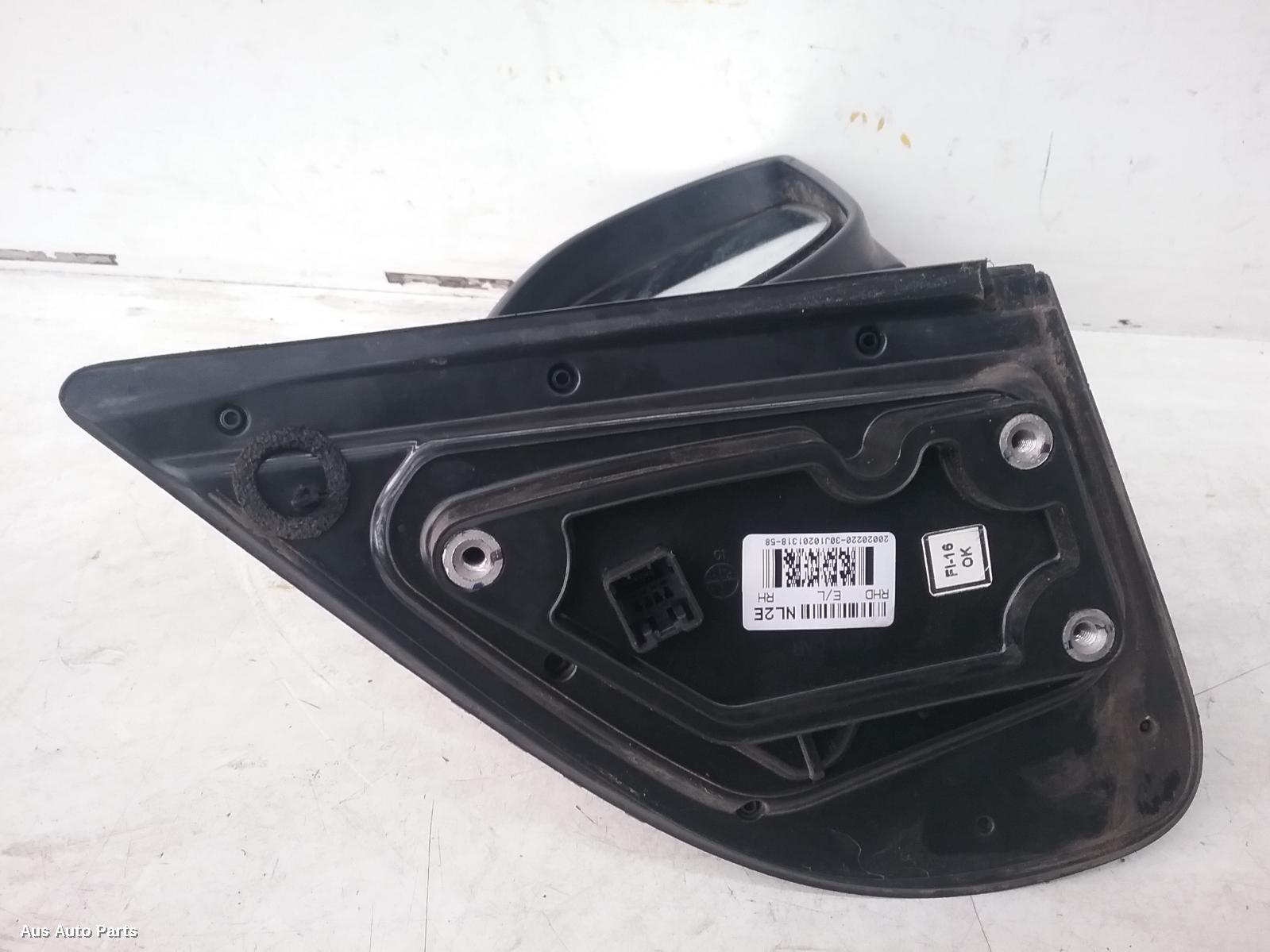 I20 Door Mirror Right 2010-2015 pb,manual folding,non flasher type,07/10-12/15 00002916 #66533