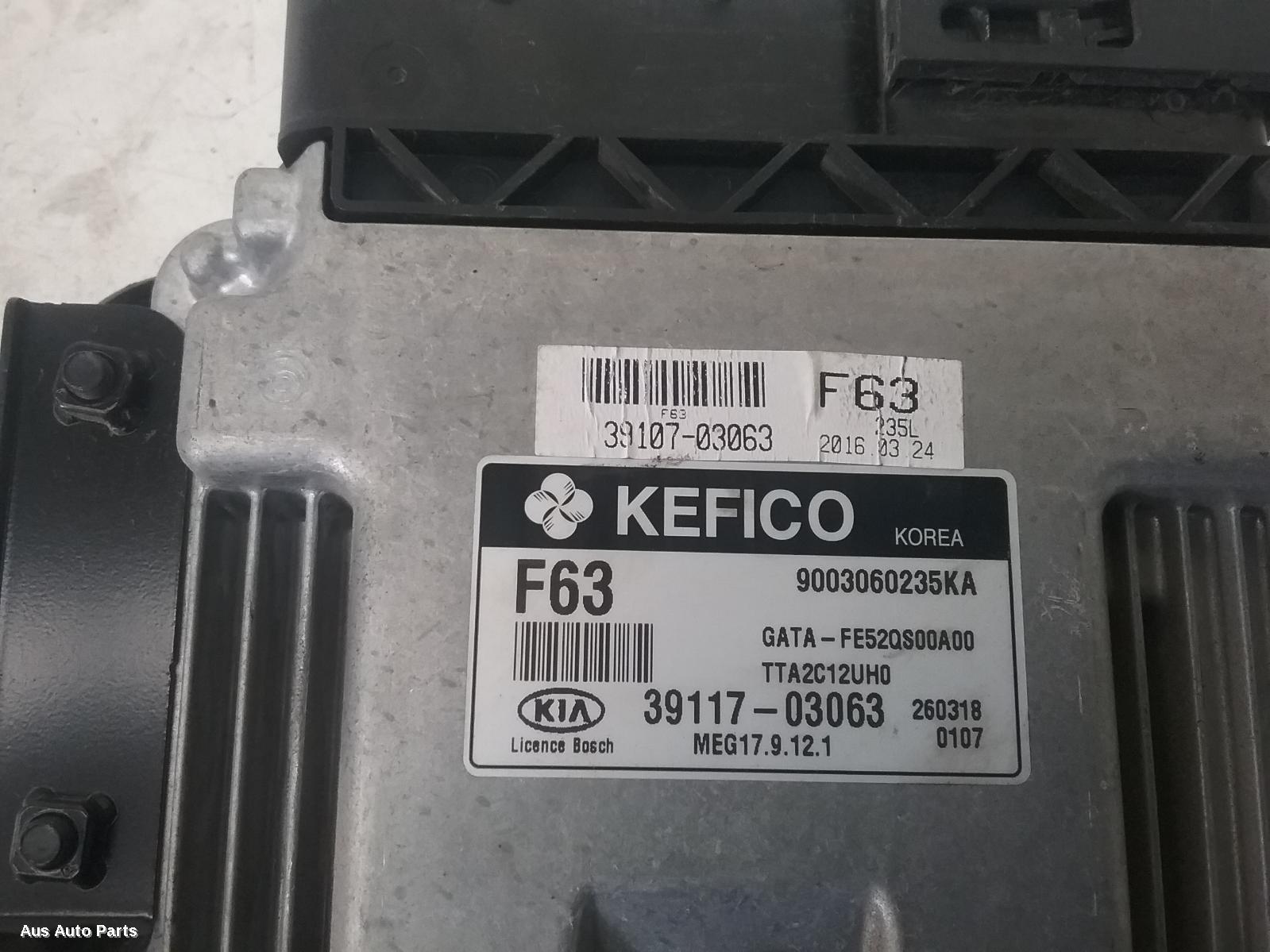 Picanto Ecu 2015-2017 engine ecu,1.2,g4la,auto t/m,petrol,ecu only,ta,03/15- 00003061 #70908