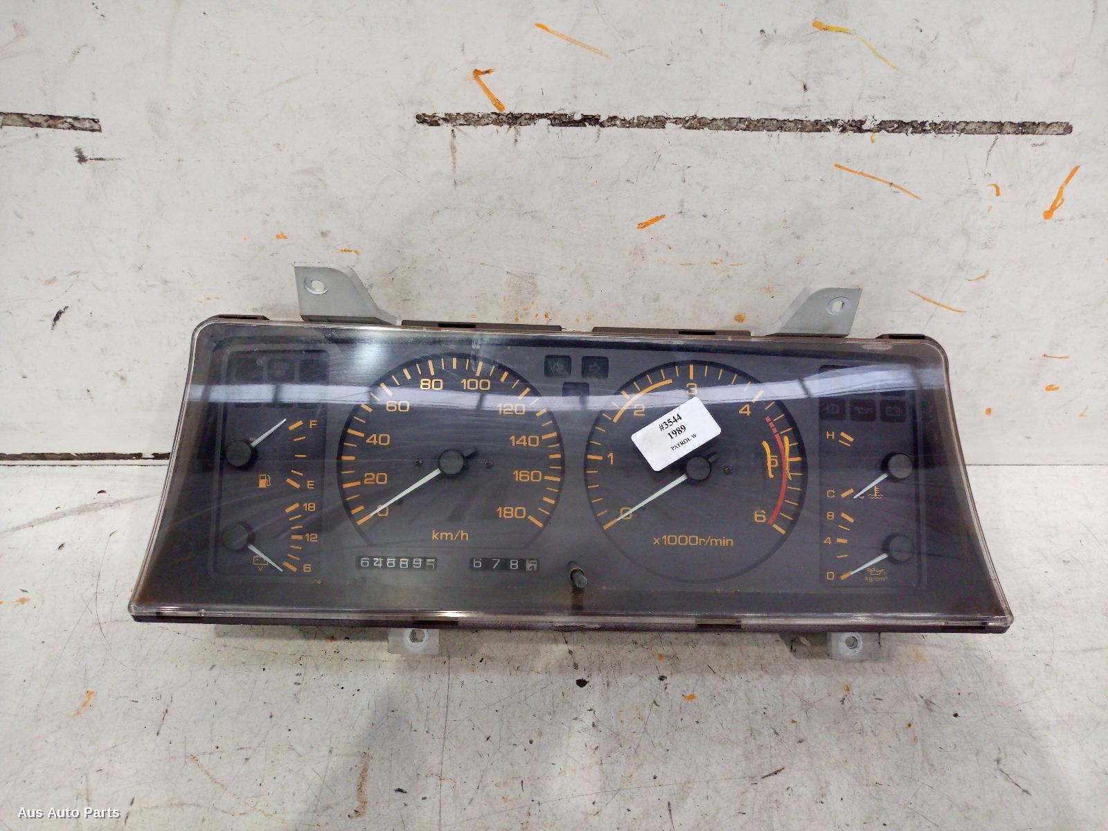 78505, Used instrument cluster for 1989 patrol gq, man, diesel, 02/88