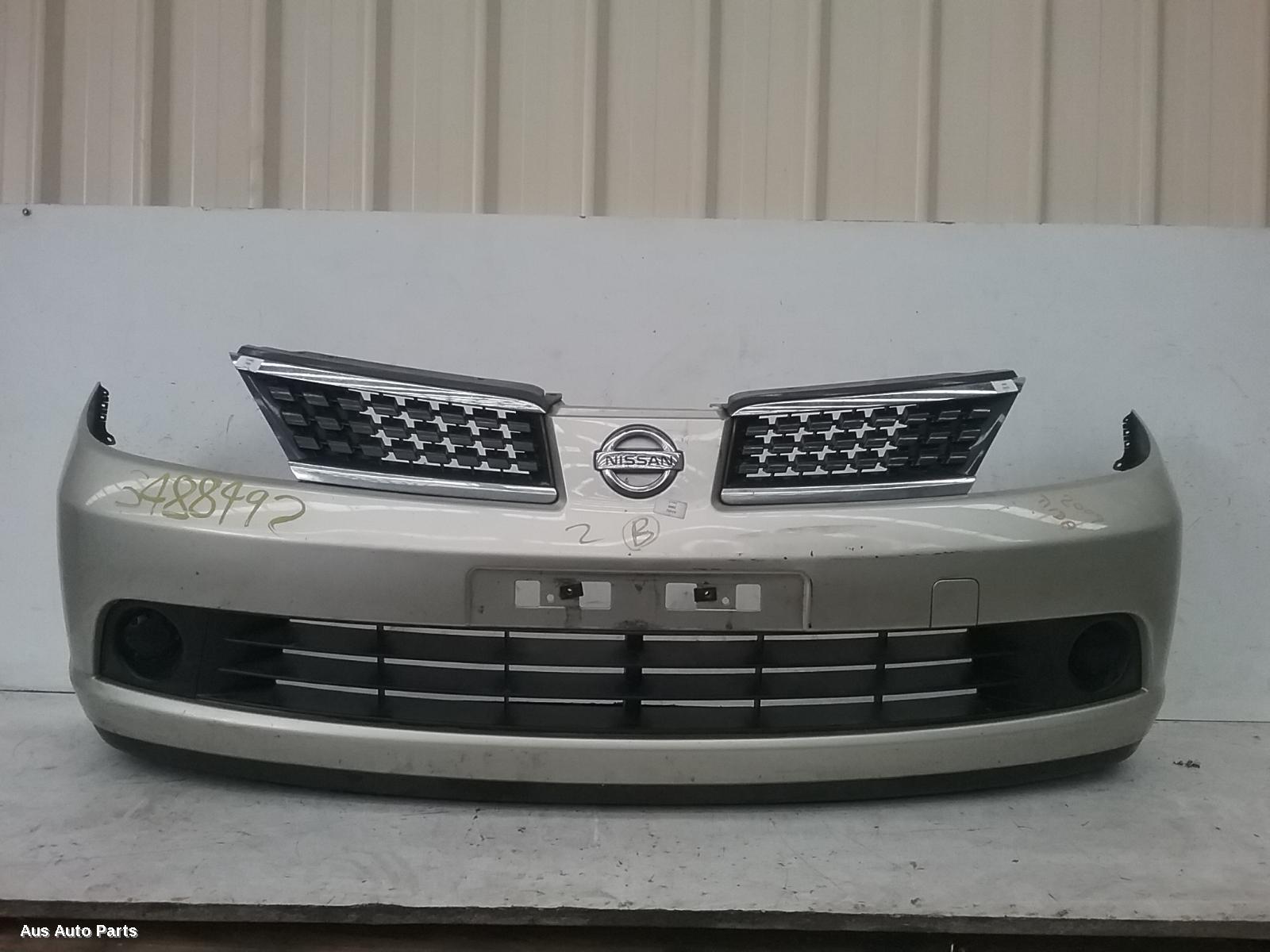 81081, Used bumper front for 2009 tiida c11, sedan/hatch, 09/0402/10