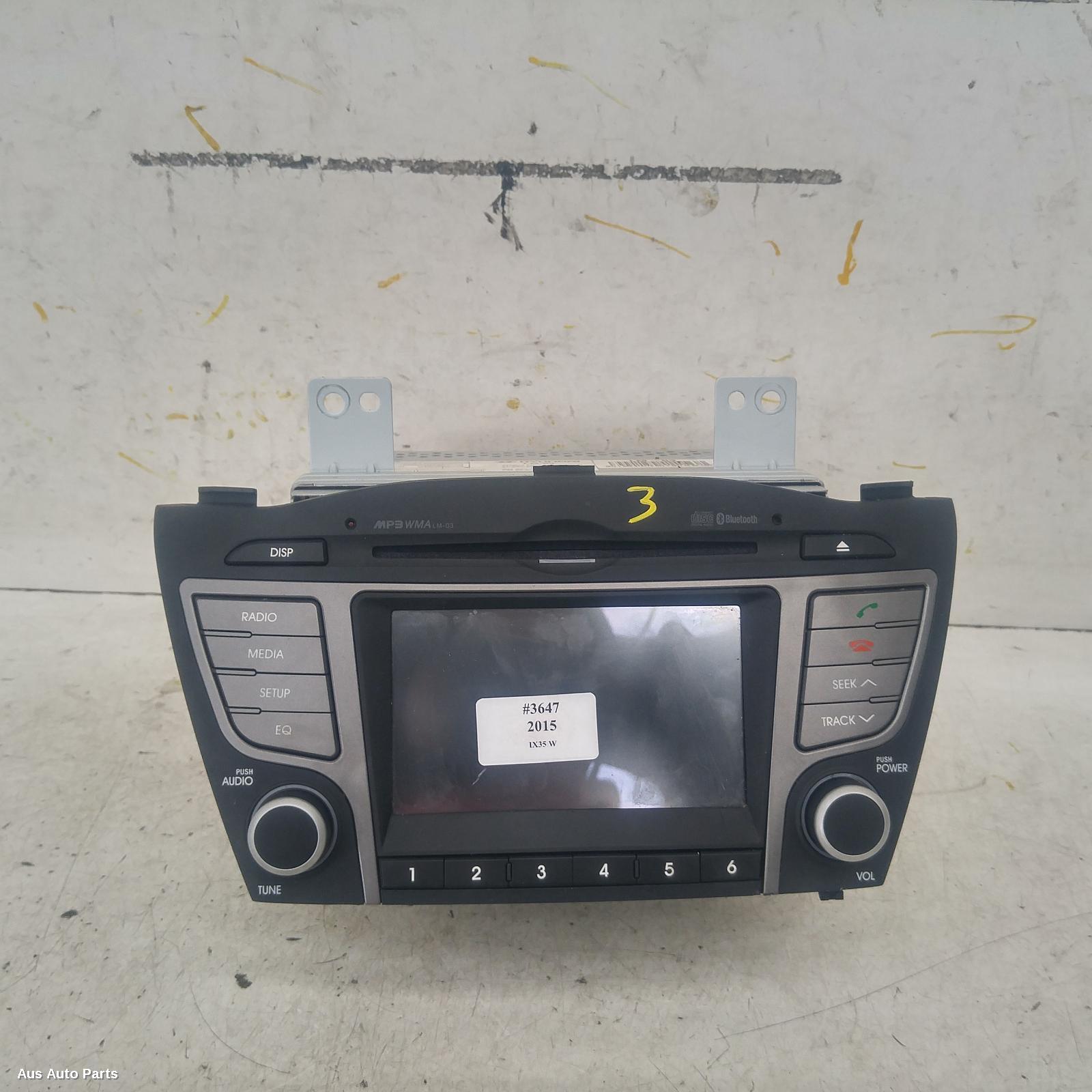 84900, Used stereo/head unit for 2015 ix35 bluetooth big colour