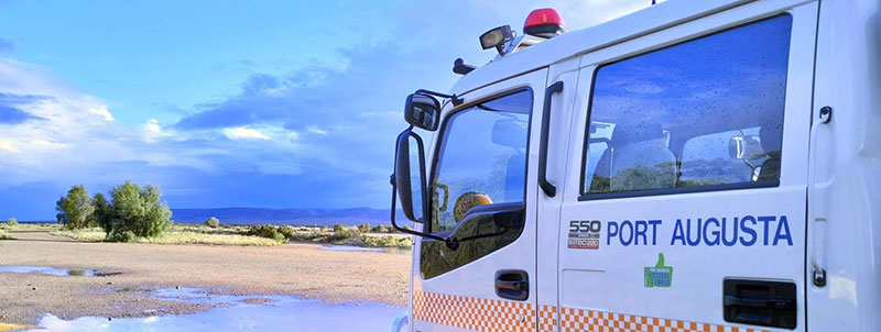 Port Augusta SES truck