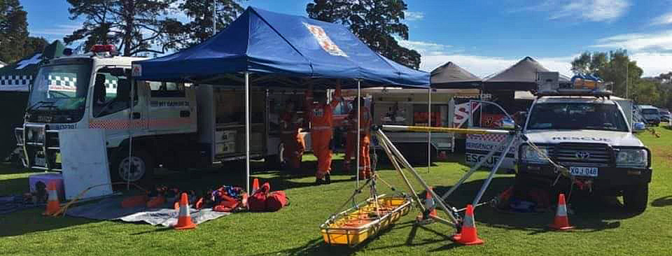 SES at the Mount Barker Show