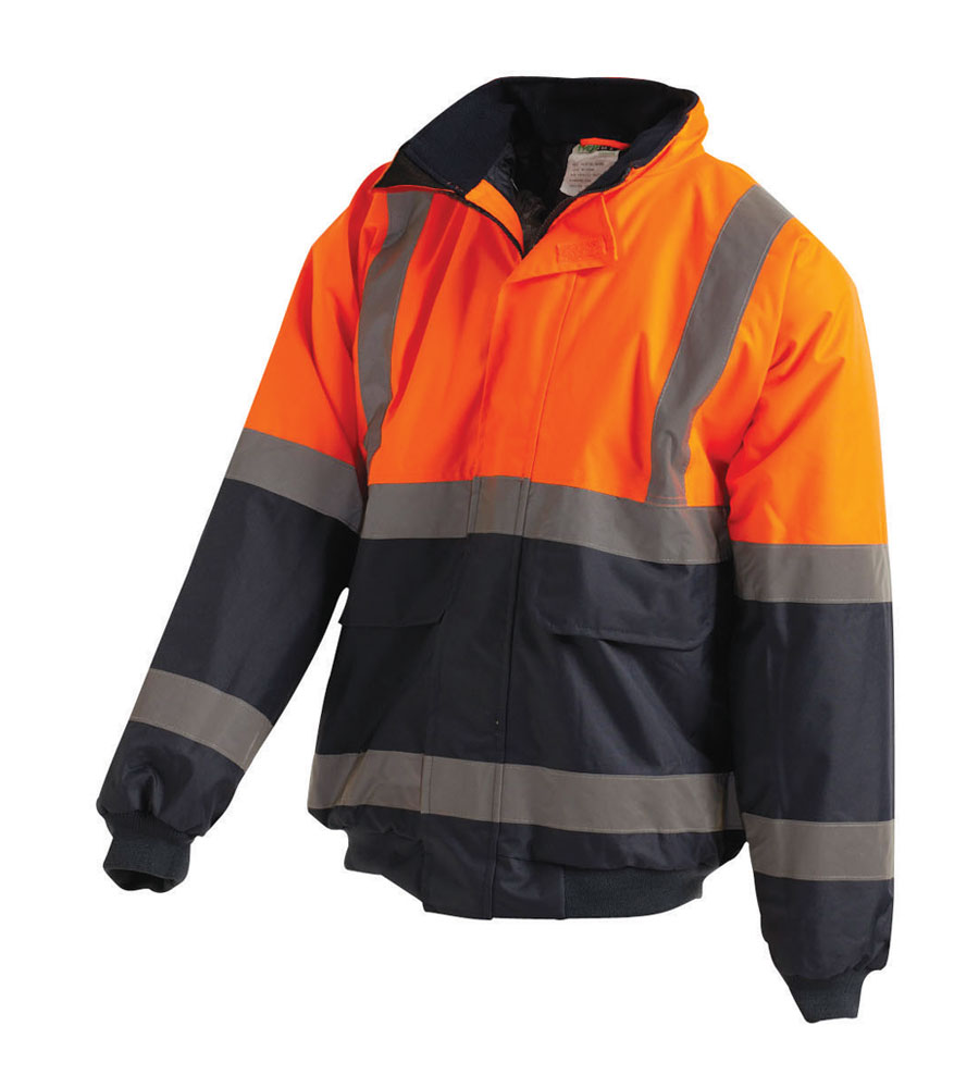 Workit Bomber Jacket HV Tape Jackets Safety Zone Australia
