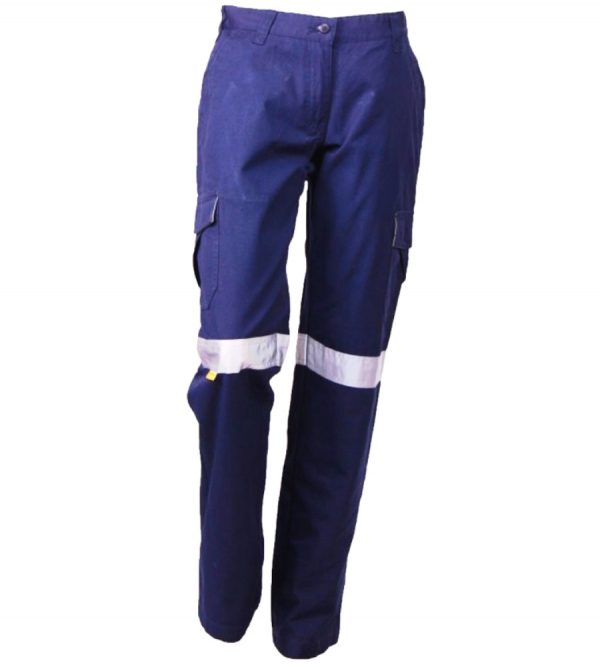 Tru Ladies Cargo Trousers Taped Trousers, Ladies Workwear Safety