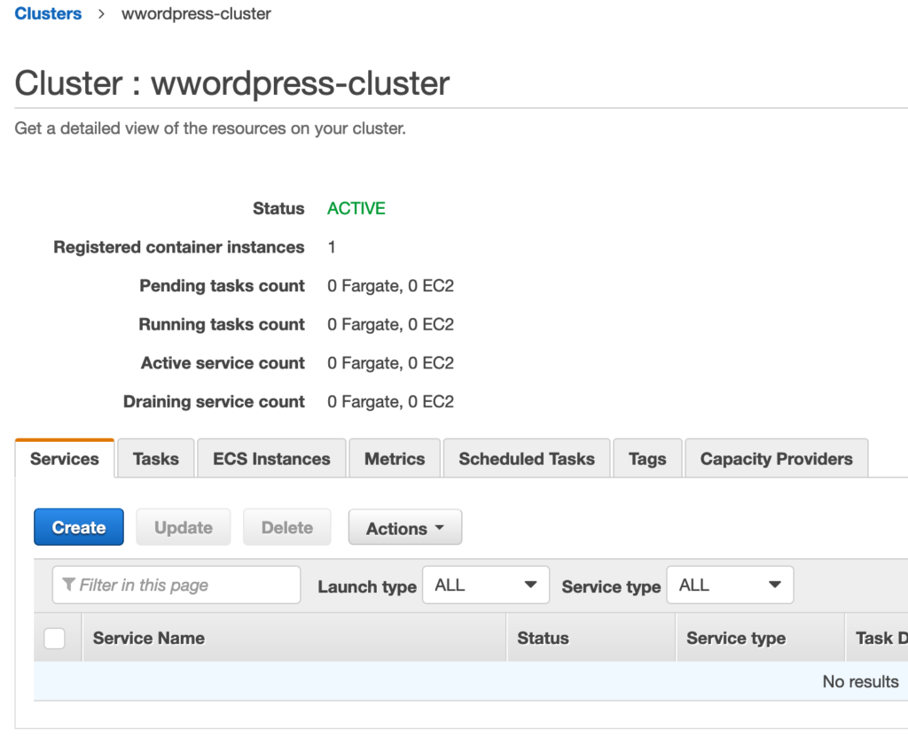 Putting all things together using aws task definition salzam