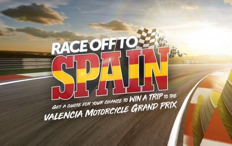 WIN A TRIP TO THE MOTORCYCLE GRAND PRIX IN VALENCIA