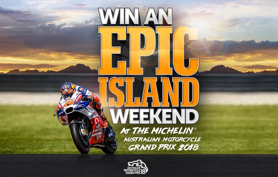 WIN A TRIP TO THE MICHELIN® AUSTRALIAN MOTORCYCLE GRAND PRIX 2018
