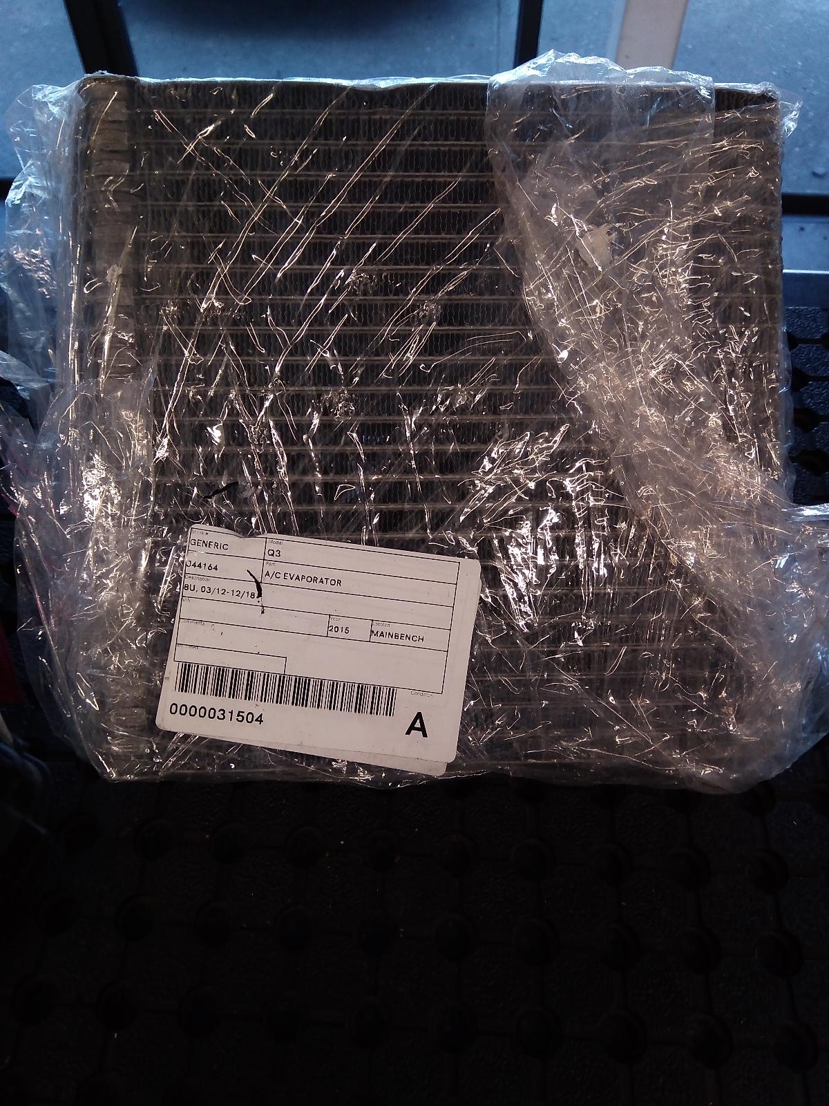 2015 Audi Q3 A/C Evaporator View Auto part A/C Evaporator Audi Q3 2015