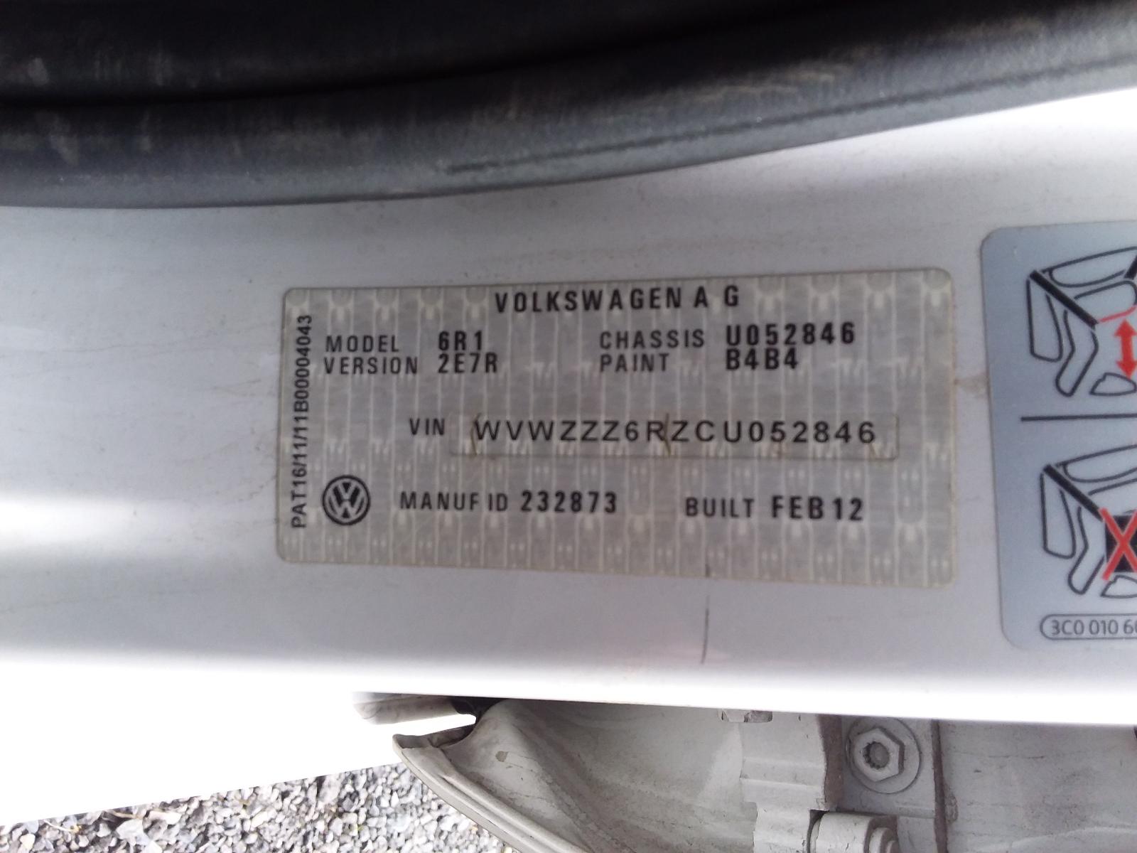 2012 Volkswagen Polo Radiator View Auto part Radiator Volkswagen Polo 2012