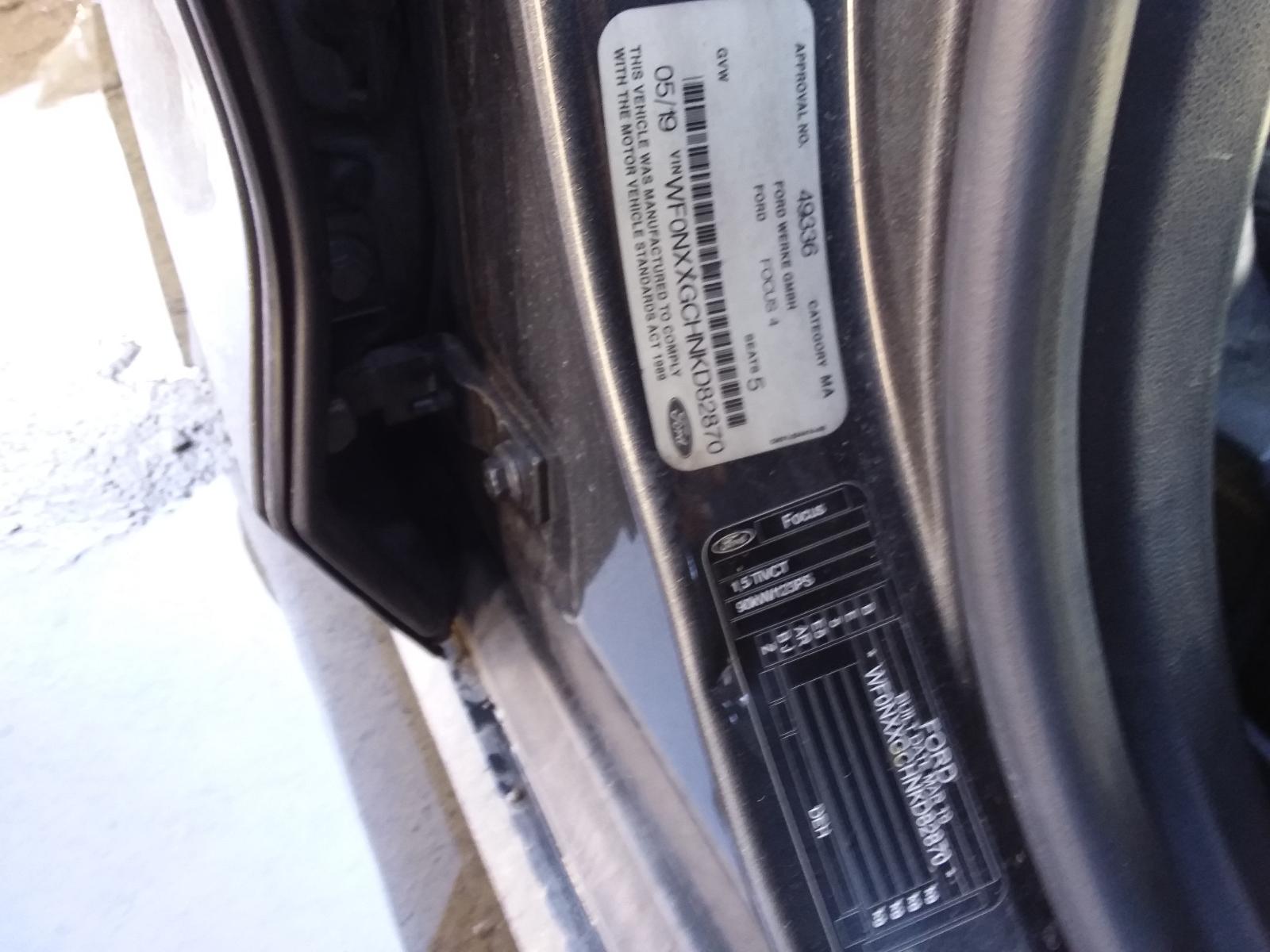 2019 Ford Focus Right Rear Door Sliding View Auto part Right Rear Door Sliding Ford Focus 2019