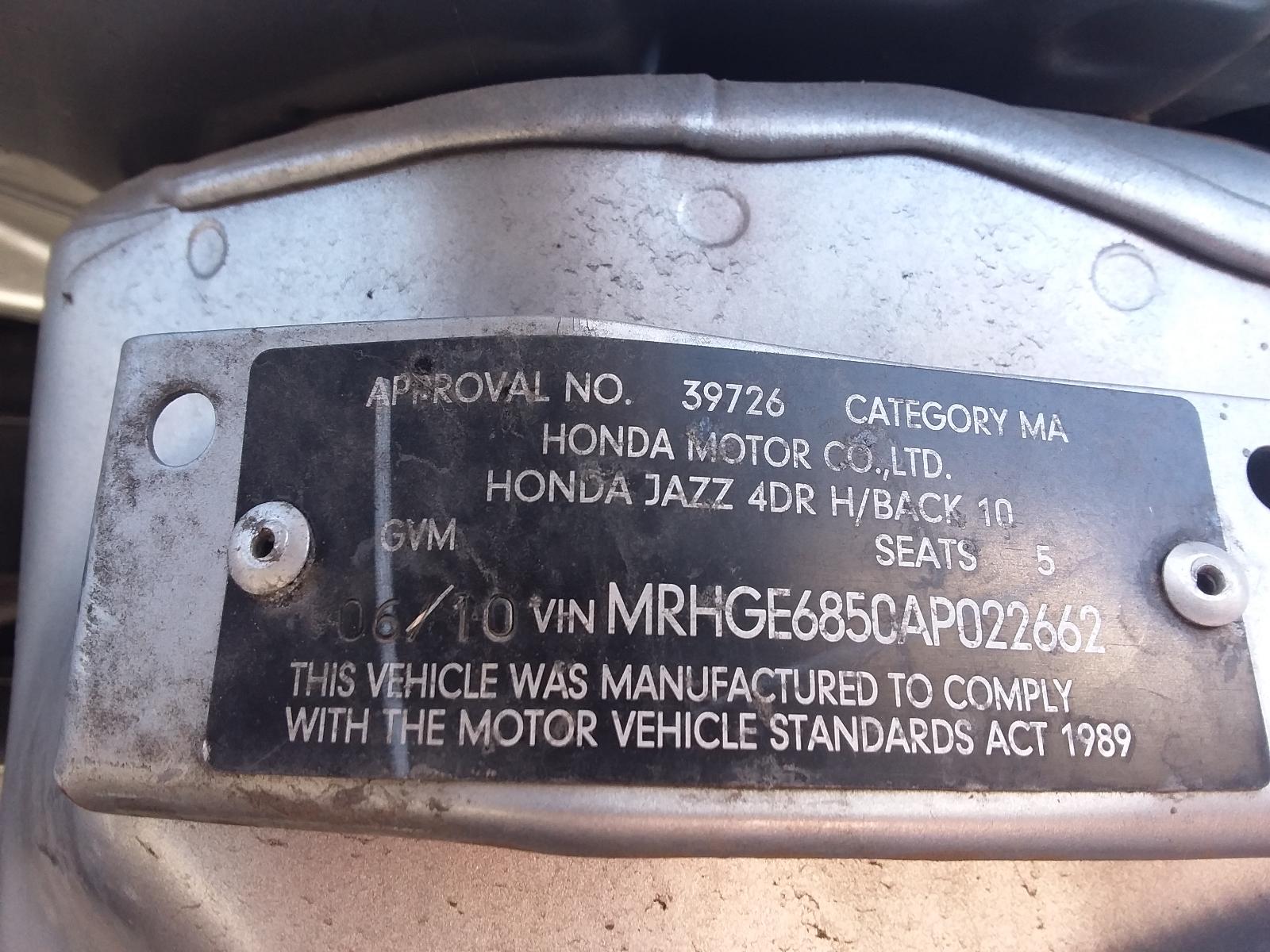 View Auto part Left Front Door Honda Jazz 2010