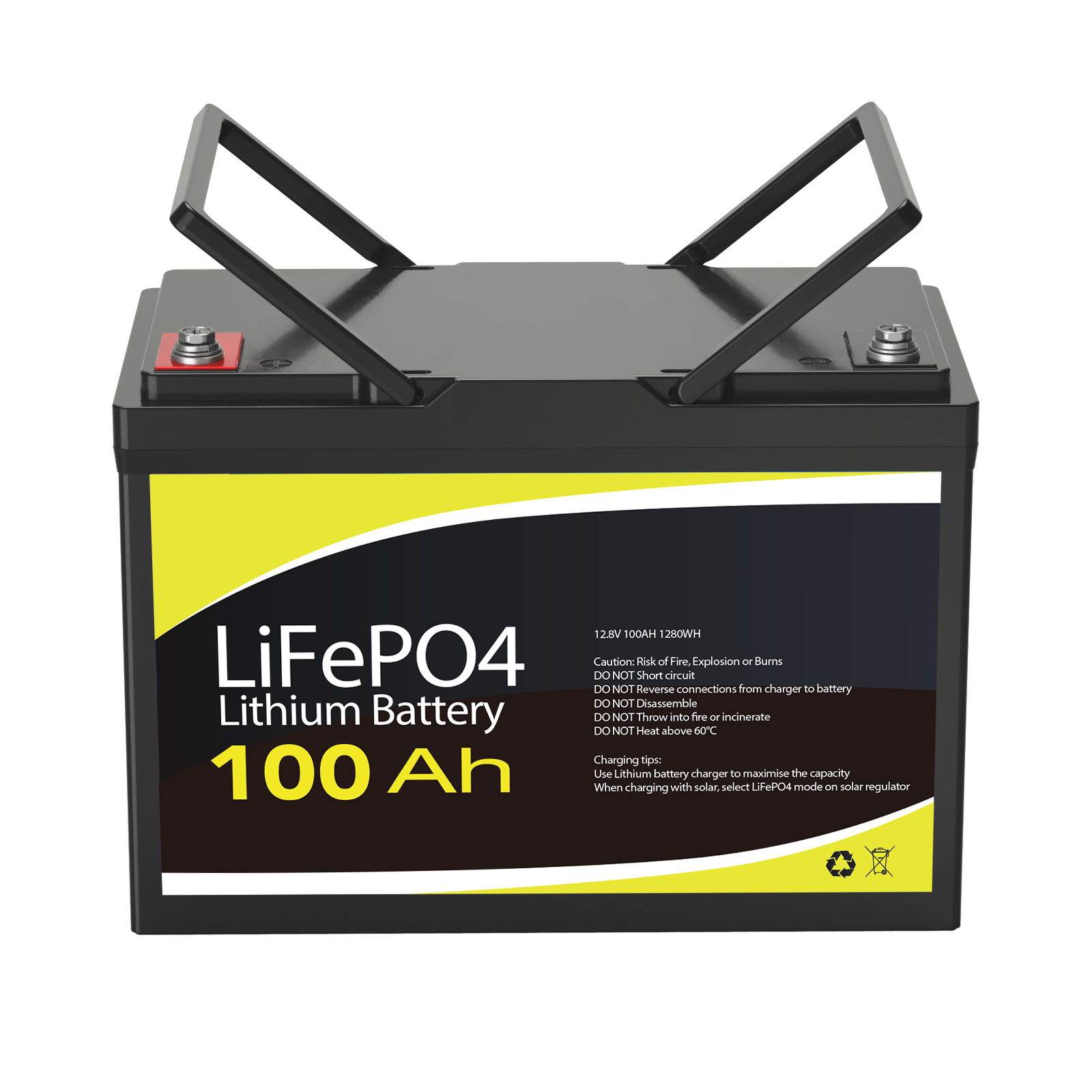 12V 100Ah Battery LiFePO4 Emergency BMS 4WD RV Boat Camping Backup Power Outdoor - Picture 13 of 24