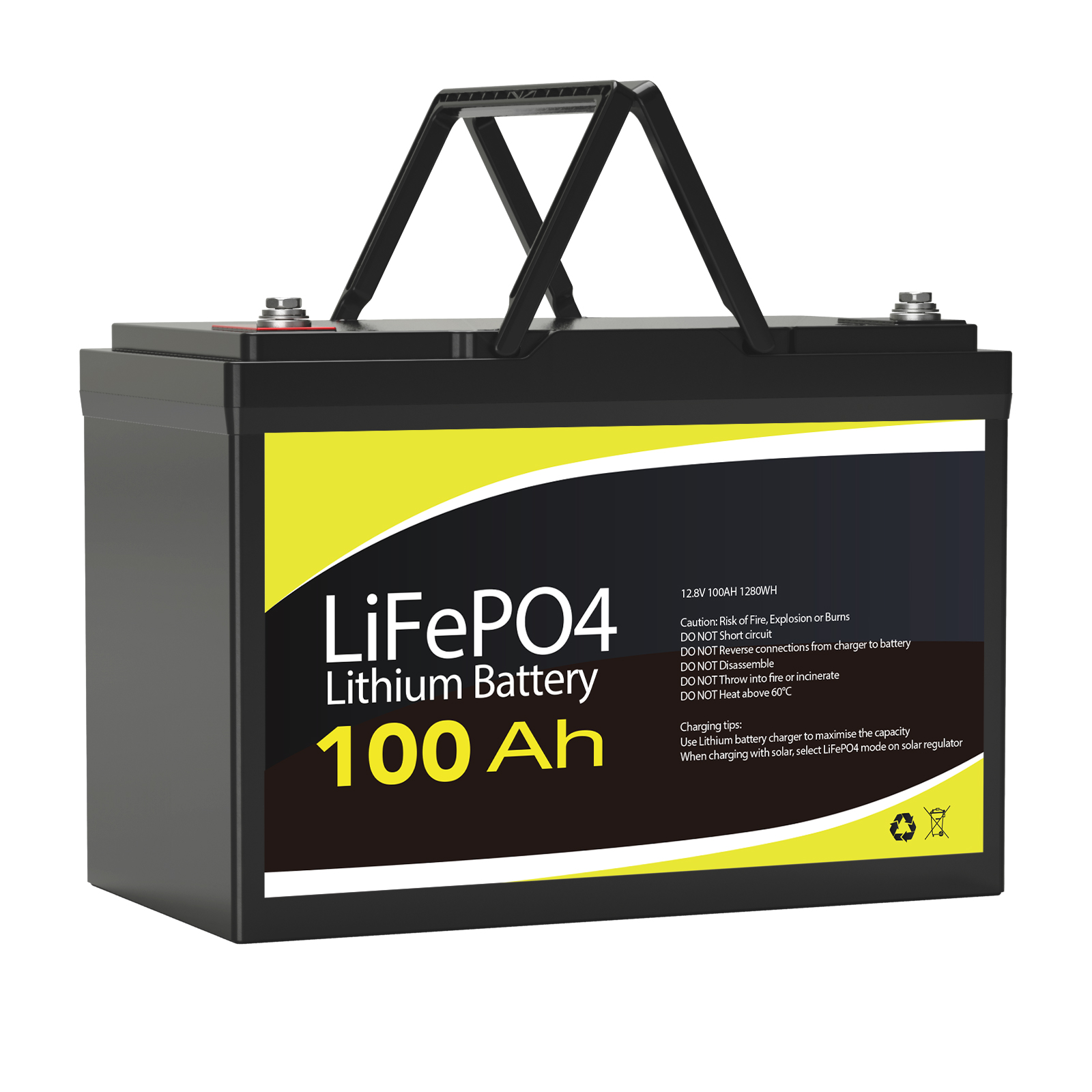12V 100Ah Battery LiFePO4 Emergency BMS 4WD RV Boat Camping Backup Power Outdoor - Picture 14 of 24