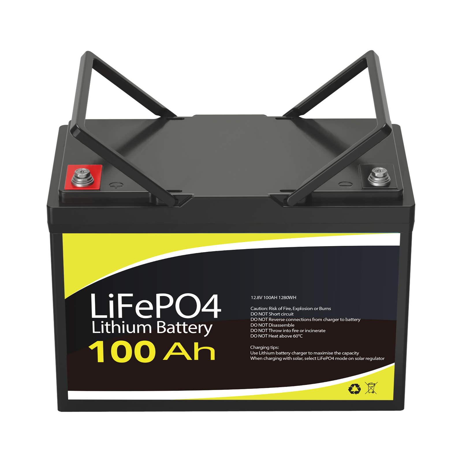 12V 100Ah Battery LiFePO4 Emergency BMS 4WD RV Boat Camping Backup Power Outdoor - Picture 17 of 24