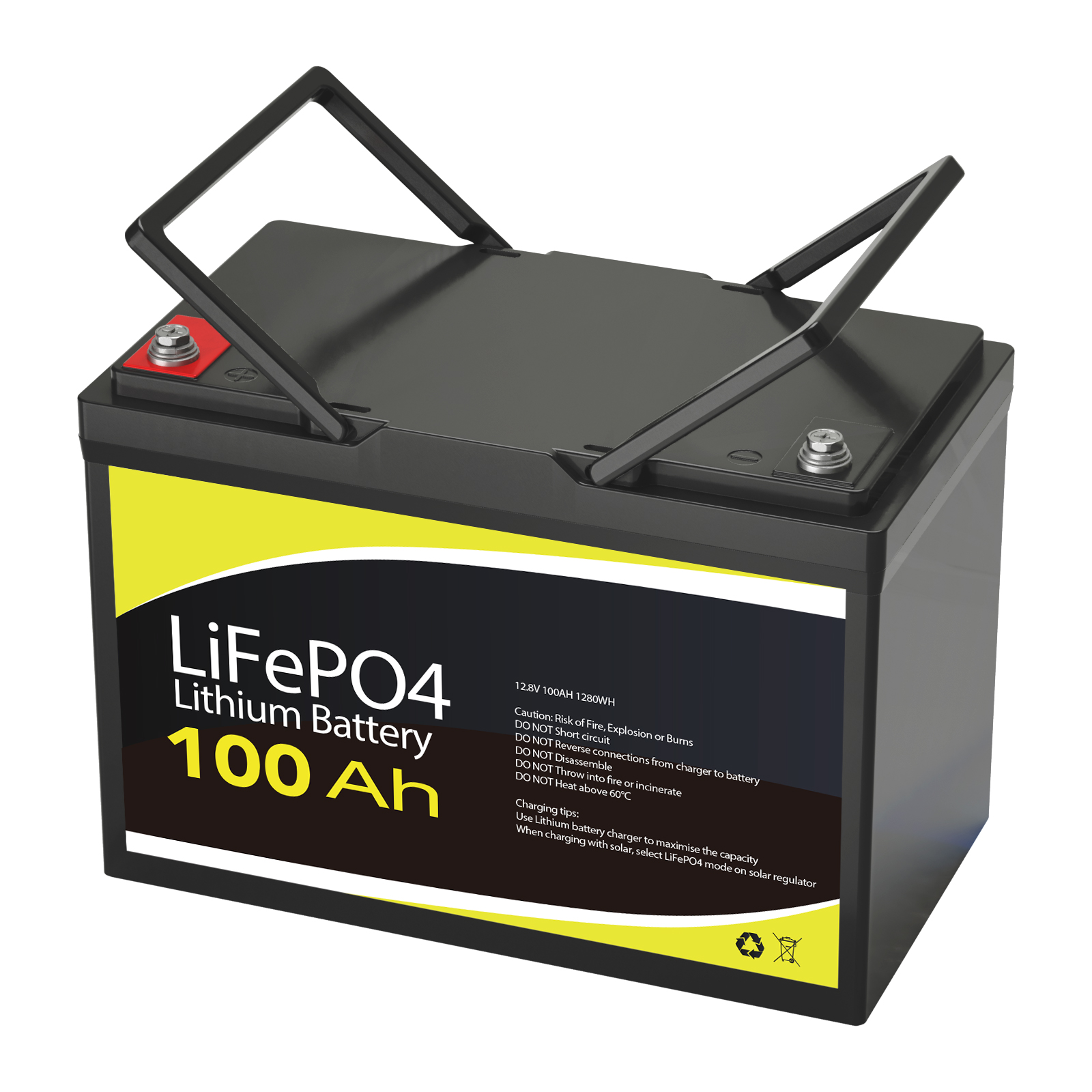 12V 100Ah Battery LiFePO4 Emergency BMS 4WD RV Boat Camping Backup Power Outdoor - Picture 19 of 24