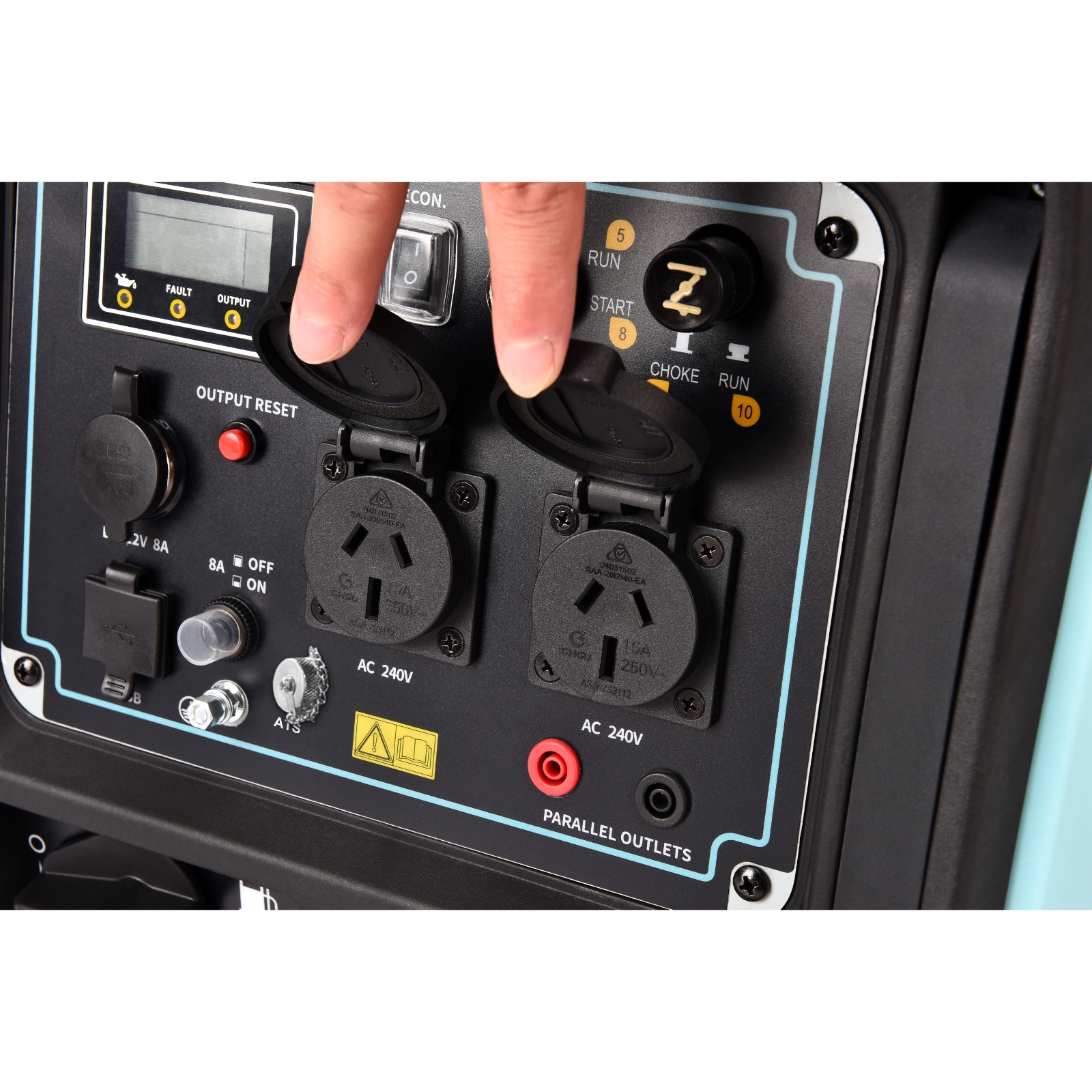 Gentrax 6.6KW 4.2KW 2.5KW 1.2KW Inverter Generator Pure Sine Wave Petrol Camping - Picture 22 of 61
