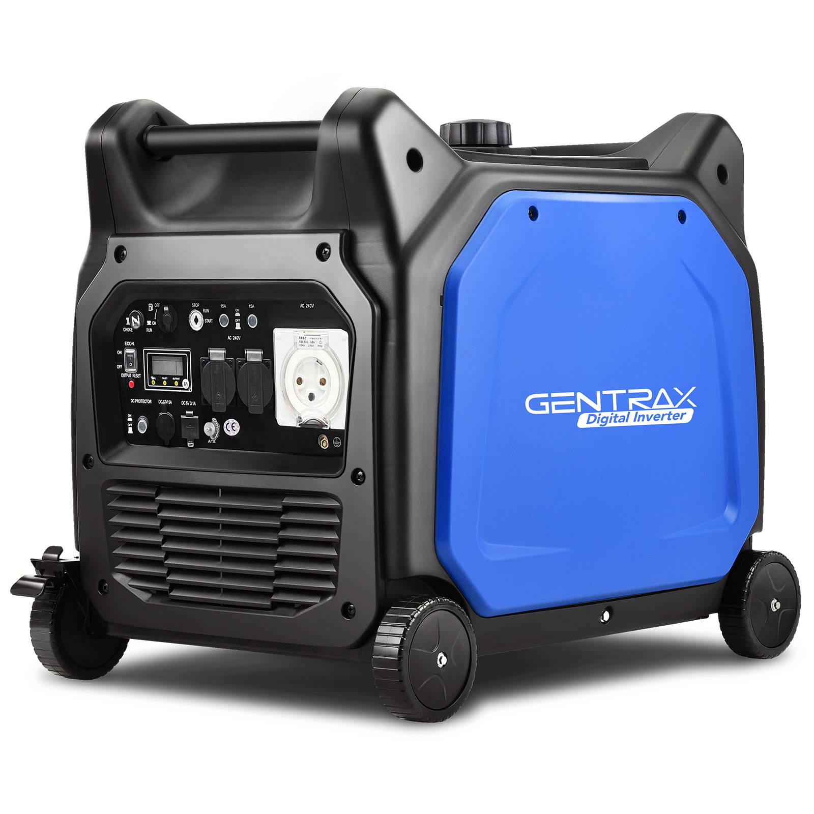 Gentrax 6.6KW 4.2KW 2.5KW 1.2KW Inverter Generator Pure Sine Wave Petrol Camping - Picture 26 of 61
