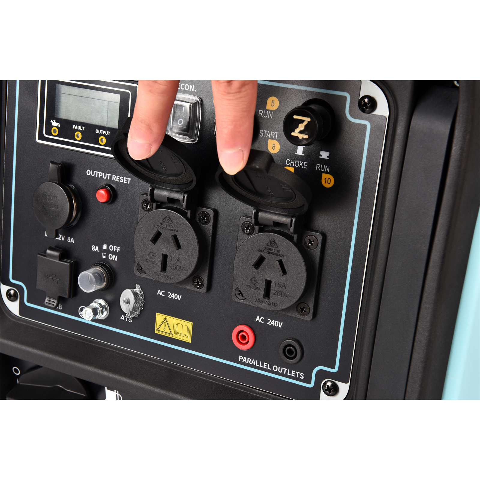 Gentrax 6.6KW 4.2KW 2.5KW 1.2KW Inverter Generator Pure Sine Wave Petrol Camping - Picture 7 of 61