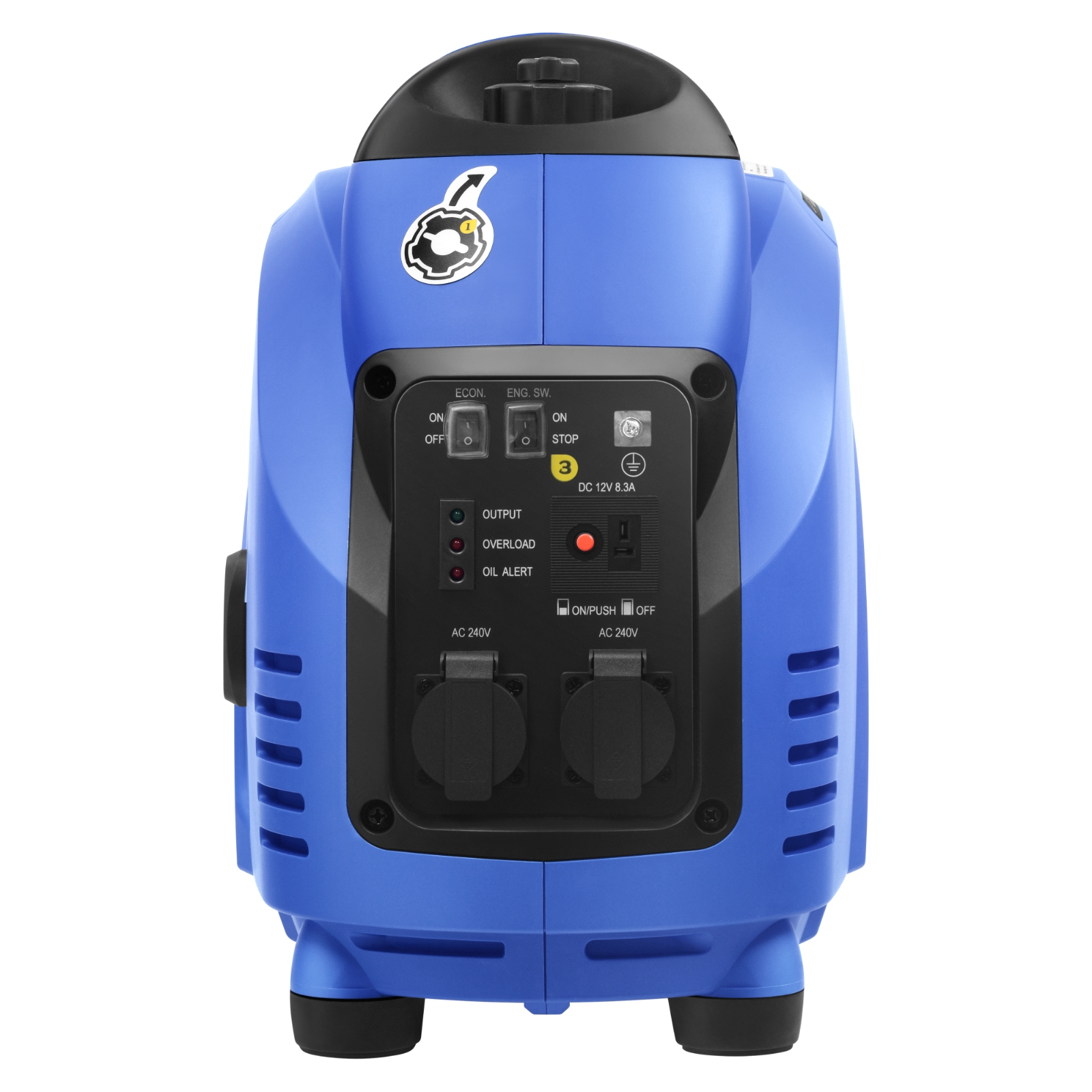 Gentrax 6.6KW 4.2KW 2.5KW 1.2KW Inverter Generator Pure Sine Wave Petrol Camping - Picture 52 of 61