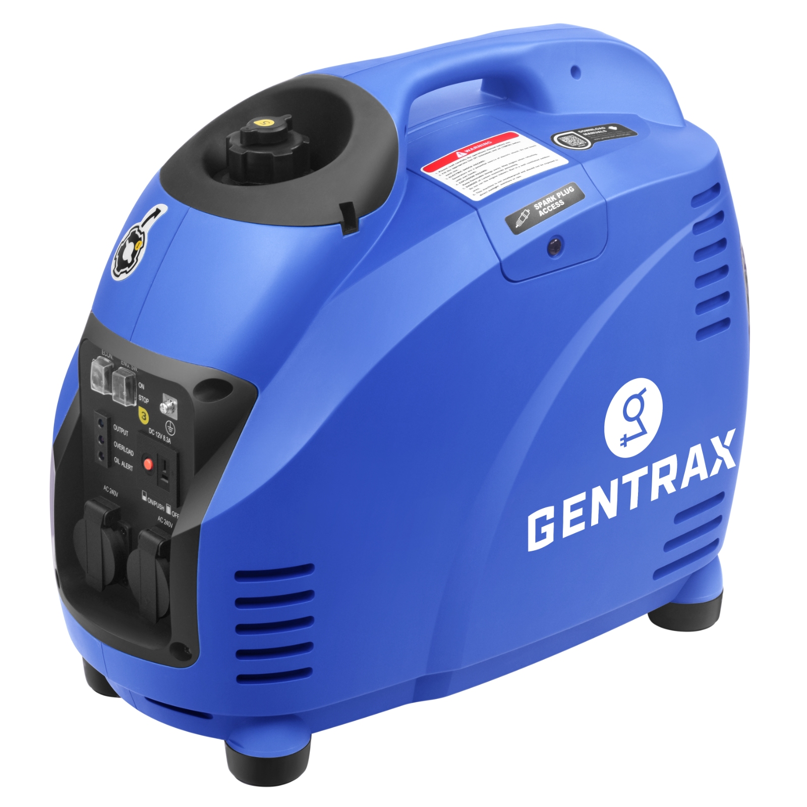 Gentrax 6.6KW 4.2KW 2.5KW 1.2KW Inverter Generator Pure Sine Wave Petrol Camping - Picture 60 of 61