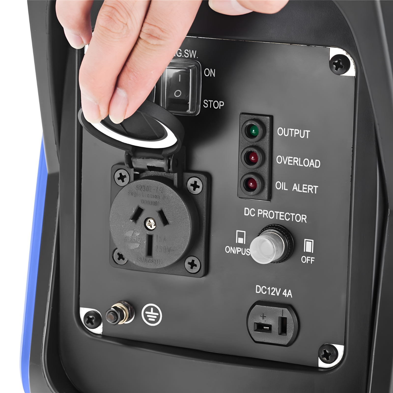 Gentrax 6.6KW 4.2KW 2.5KW 1.2KW Inverter Generator Pure Sine Wave Petrol Camping - Picture 48 of 61
