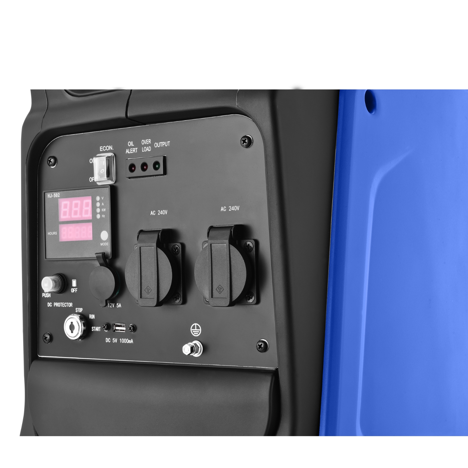 Gentrax 6.6KW 3.5KW 2.2KW 800W Inverter Generator Pure Sine Wave Petrol Camping - Picture 10 of 49