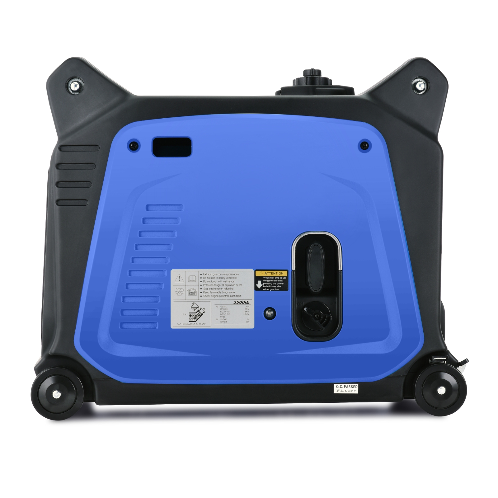 Gentrax 6.6KW 3.5KW 2.2KW 800W Inverter Generator Pure Sine Wave Petrol Camping - Picture 12 of 49