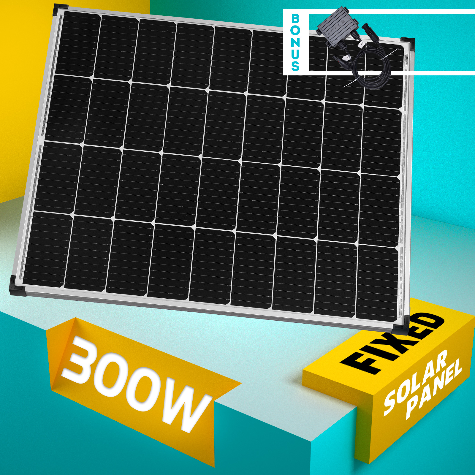 12V 100W 160W 200W 300W Portable Solar Panel Mono Caravan Camping RV Battery Kit - Picture 38 of 49