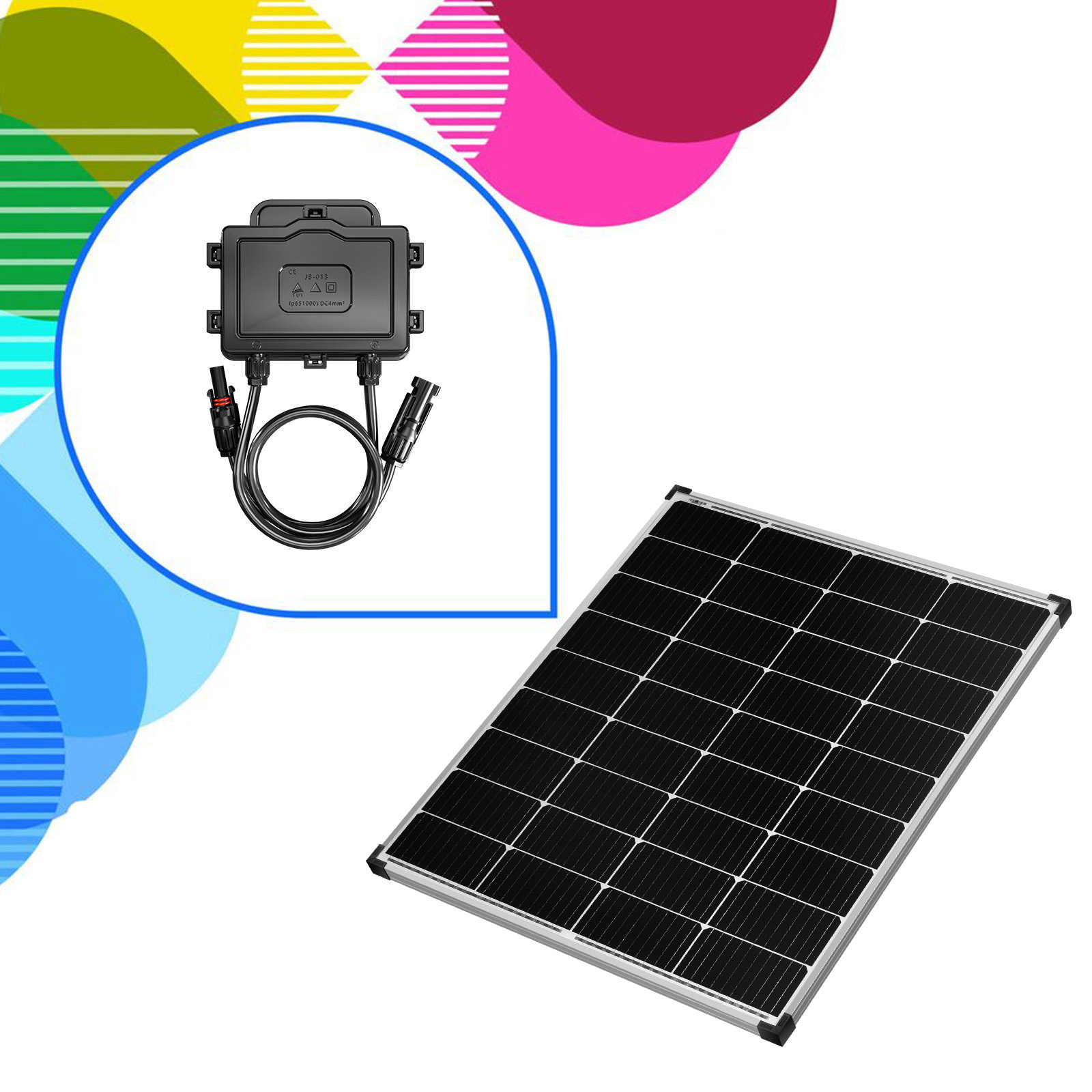 Solar Panel Kit Fixed Mono Mat Controller 300W 250W 220W 200W 160W 100W 40W 10W - Picture 141 of 193