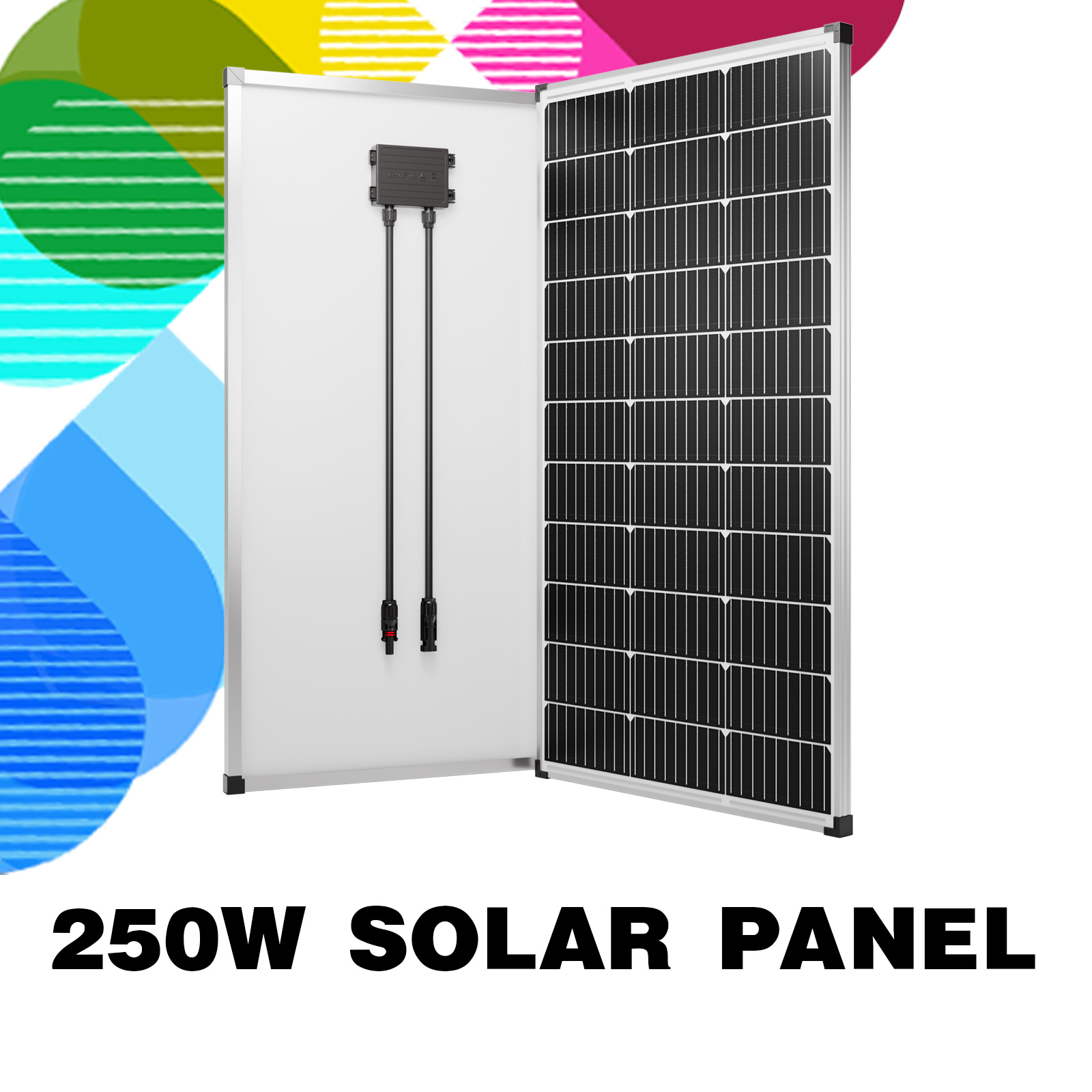 Solar Panel Kit Fixed Mono Mat Controller 300W 250W 220W 200W 160W 100W 40W 10W - Picture 123 of 193