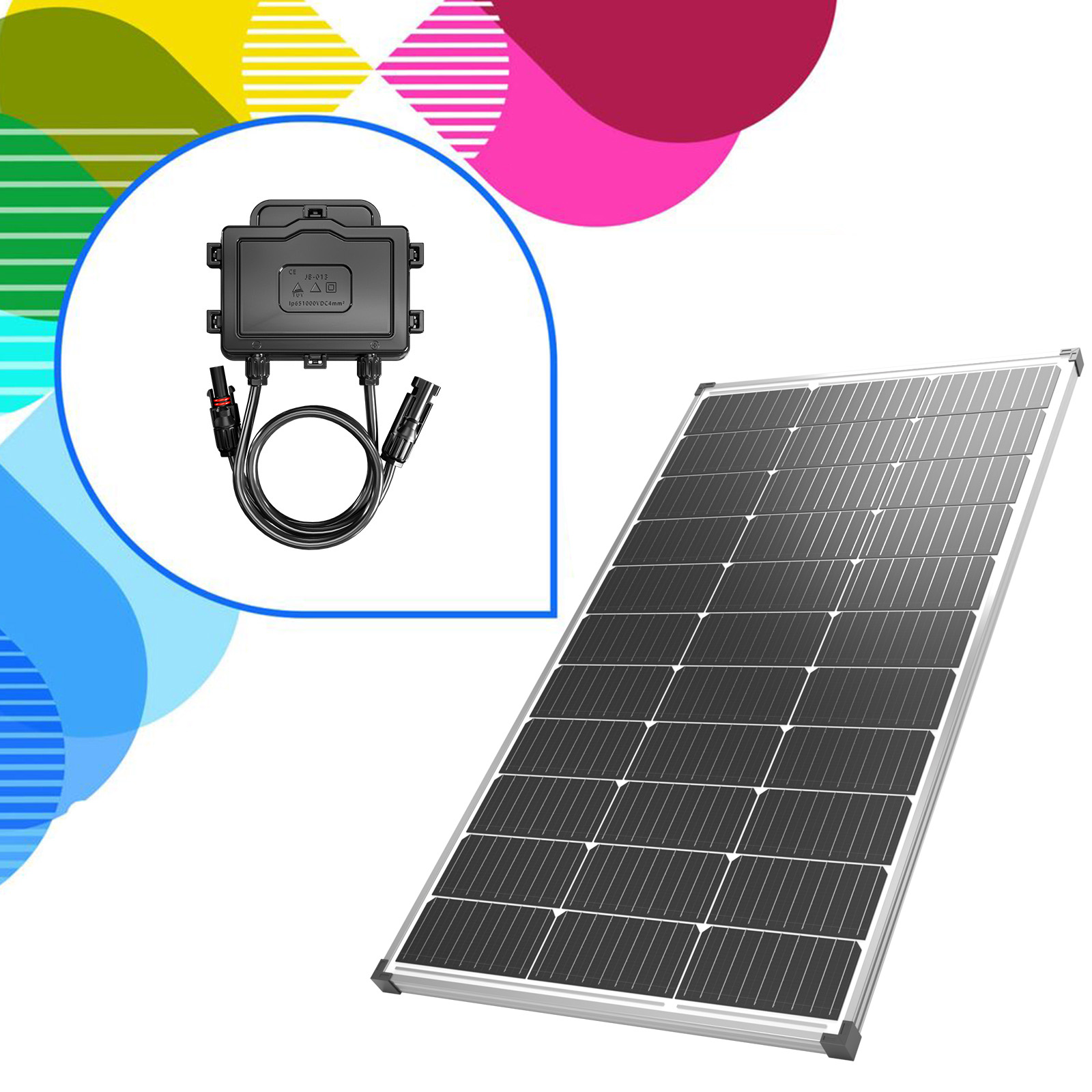 Solar Panel Kit Fixed Mono Mat Controller 300W 250W 220W 200W 160W 100W 40W 10W - Picture 129 of 193
