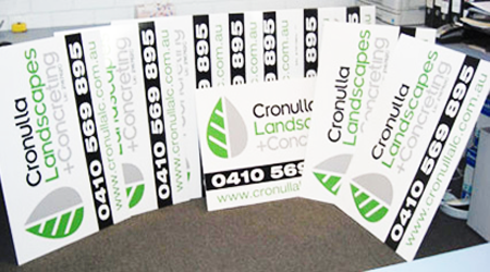 Carpenters Corflute Signs