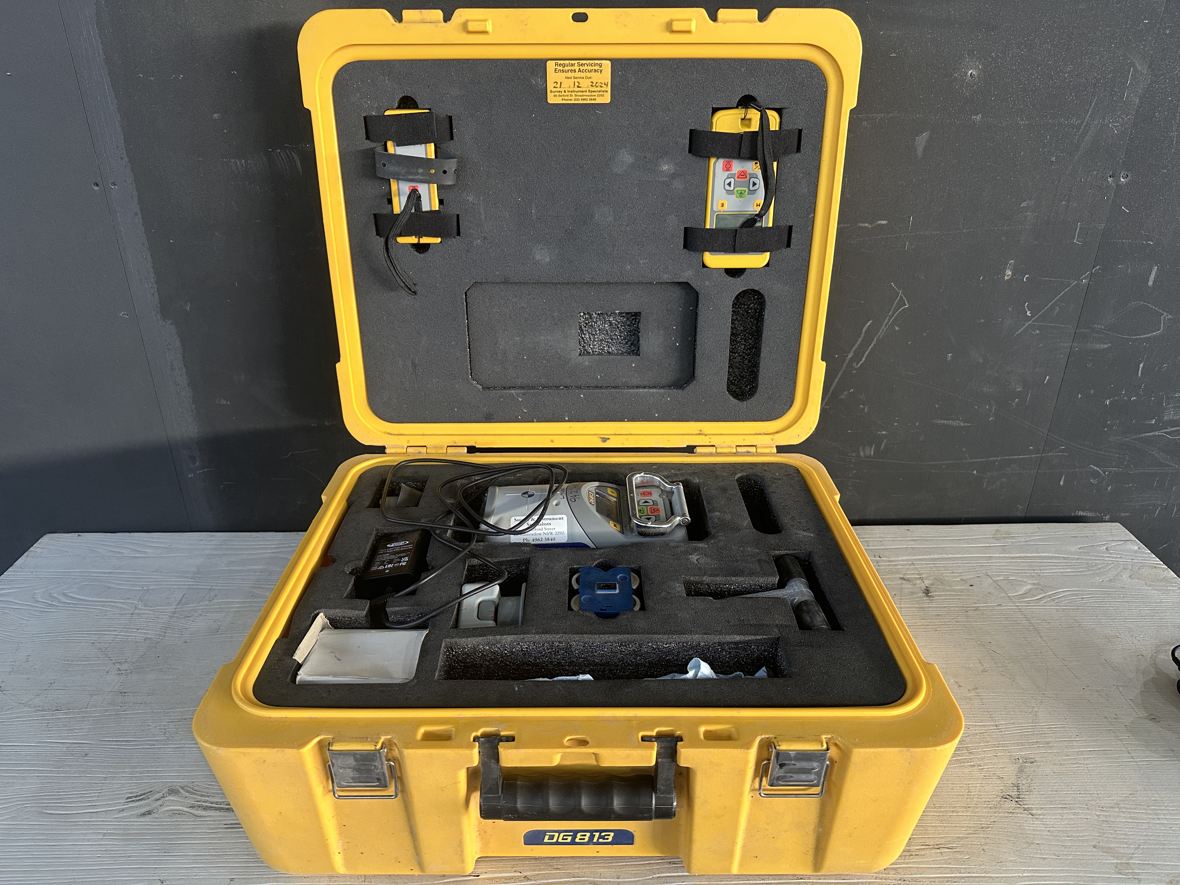 216 · Spectra Precision dg813 Pipe Laser (Ex-Council)