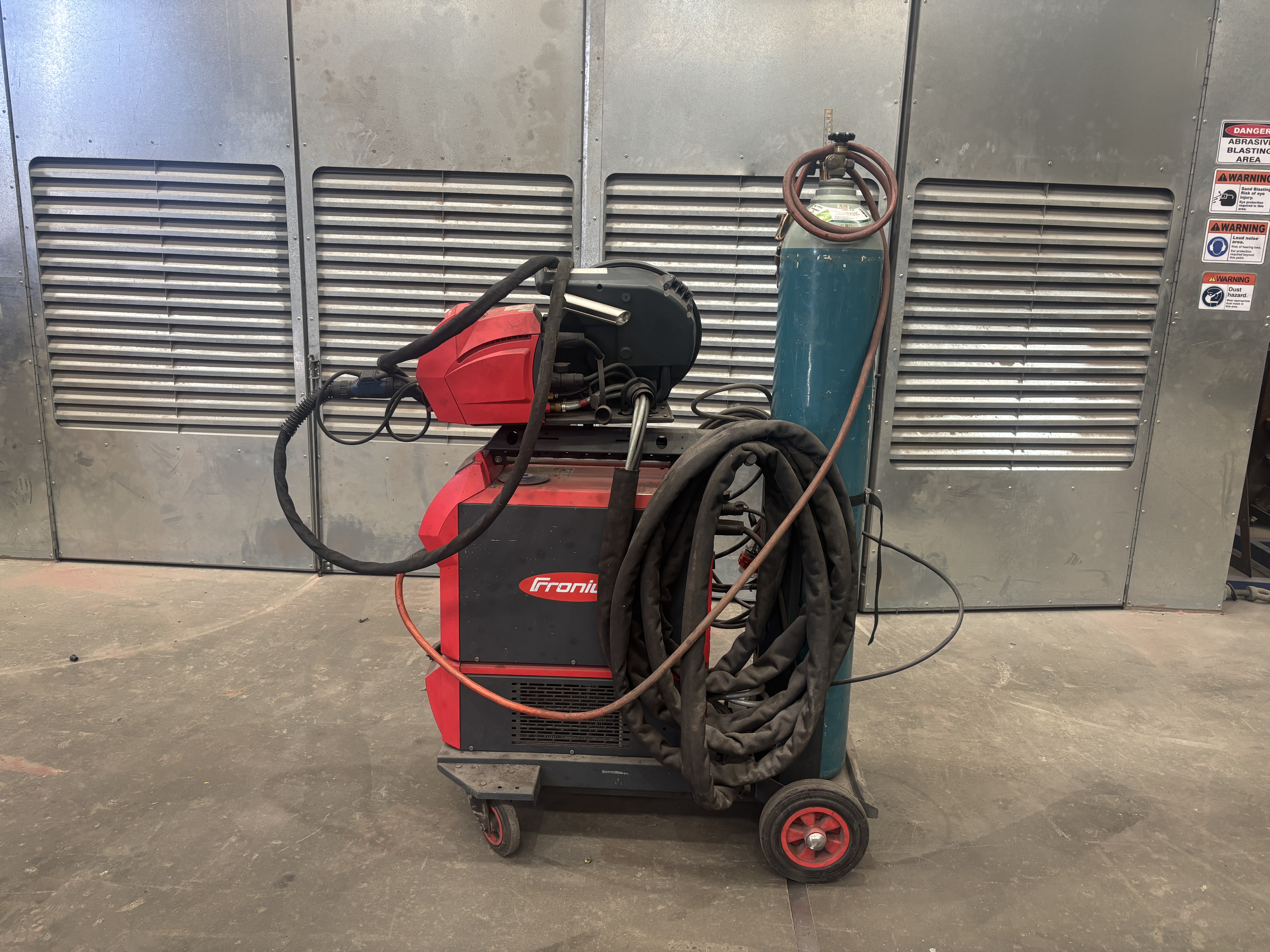 ***WITHDRAWN*** 1 X Fronius TPS400i Mig Welder 415V (No Gas Bottle Inc)
