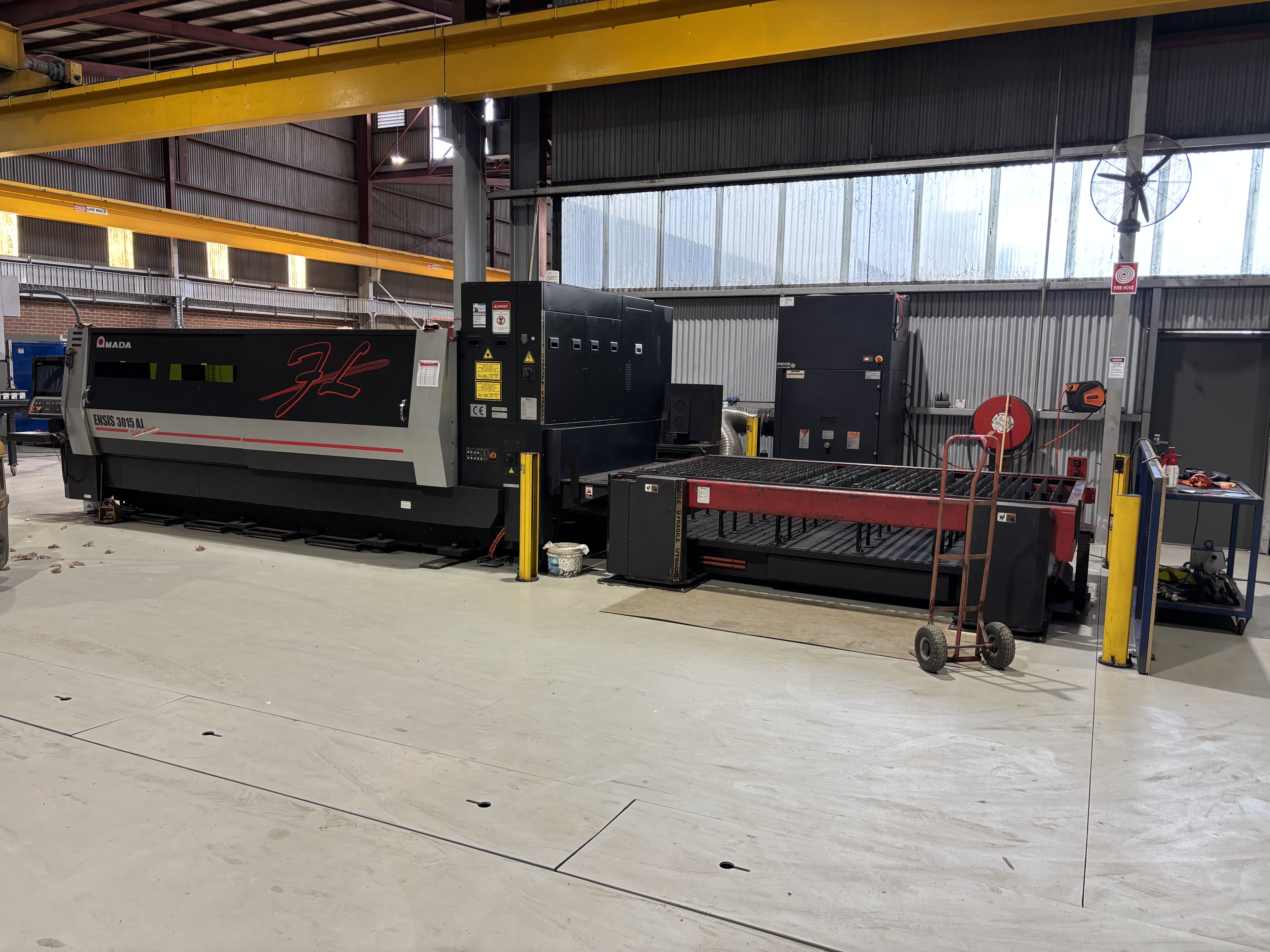 ***WITHDRAWN*** Mada 35KVA Fibre Laser Cutting Machine 415V
