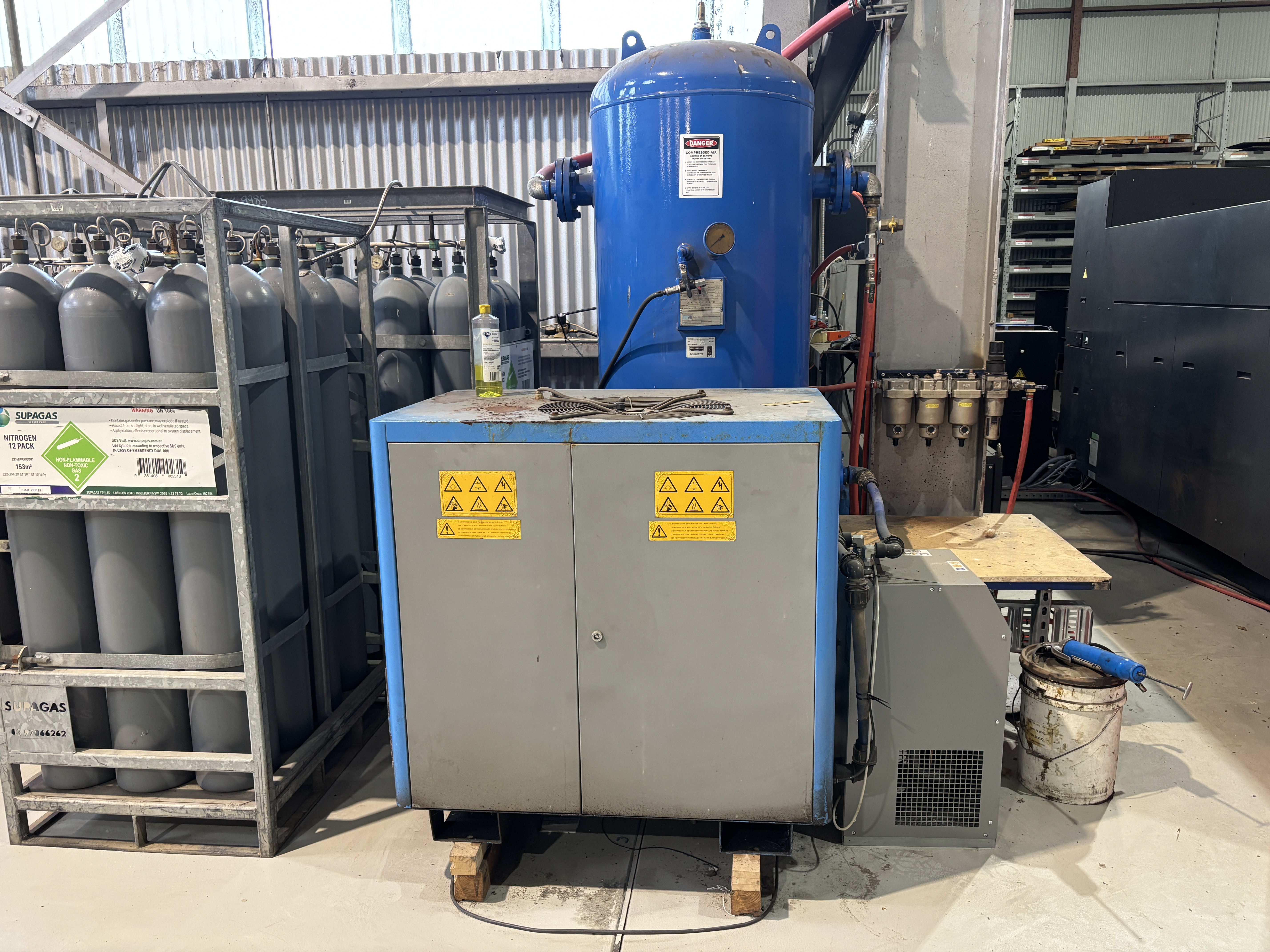 ***WITHDRAWN***  Broadbent Air Compressor & Receiver Drier Set 415V