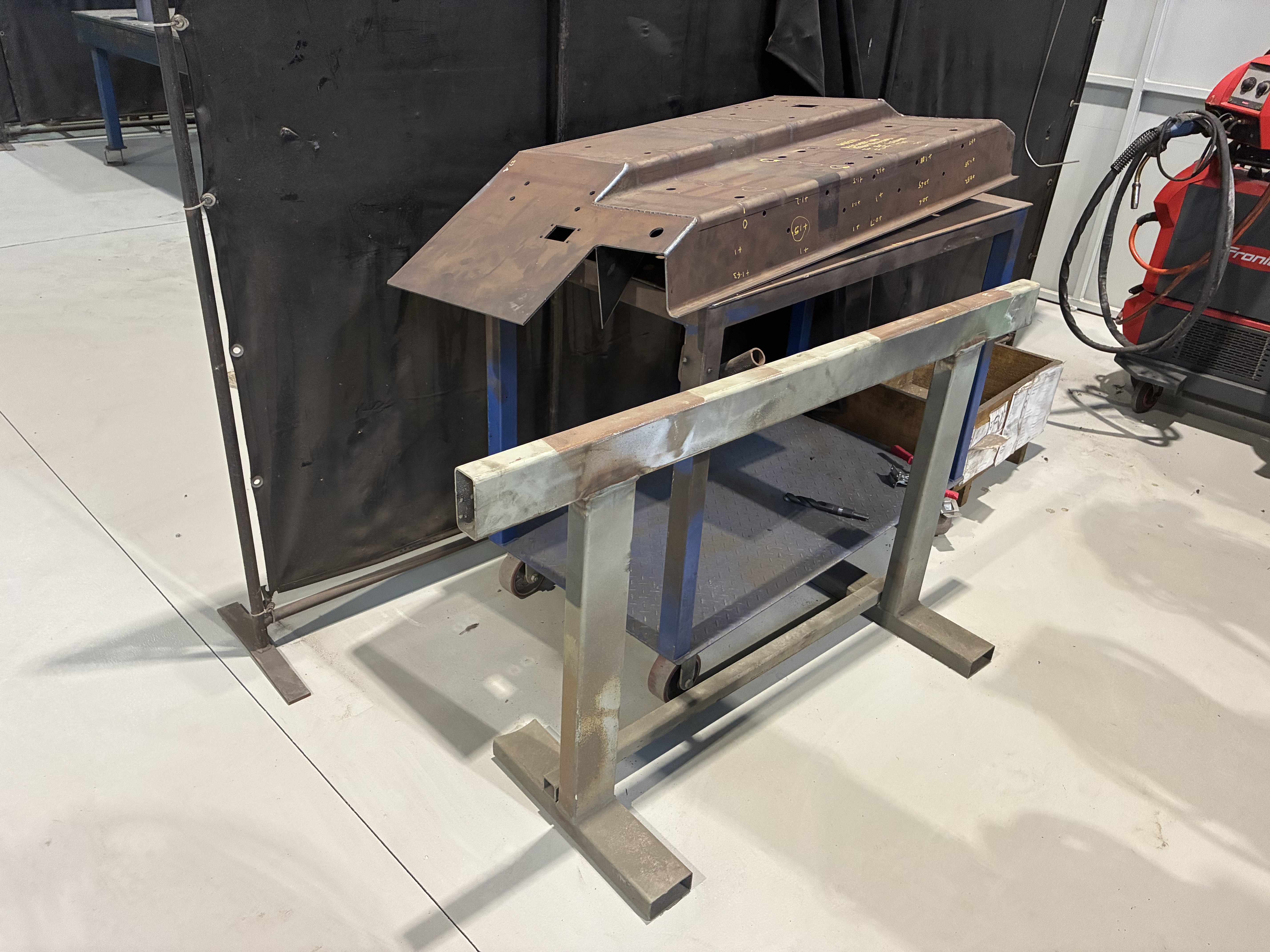 2 X Paint Stands inc Metal frame