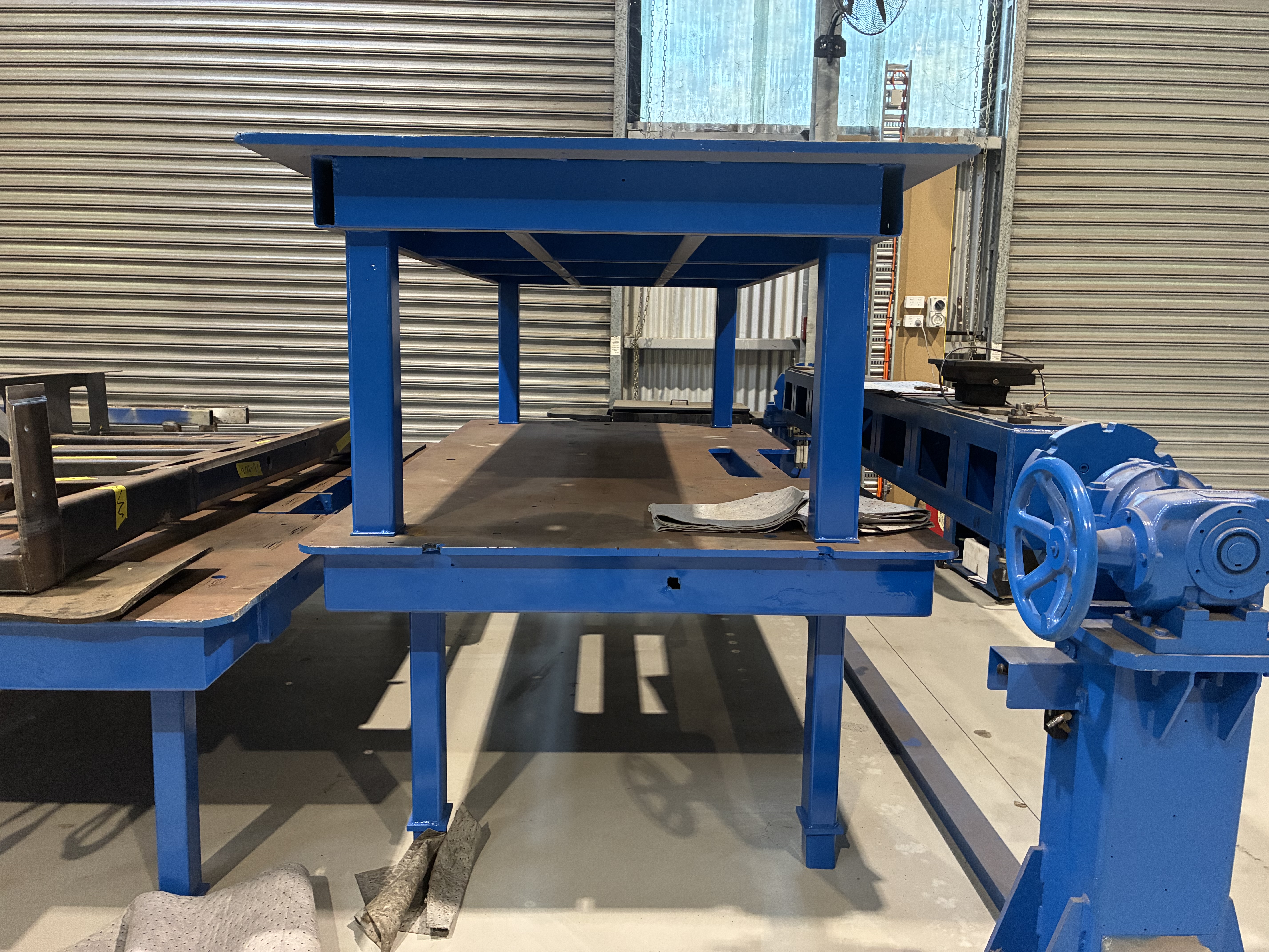 2 X Solid Steel Welding Tables