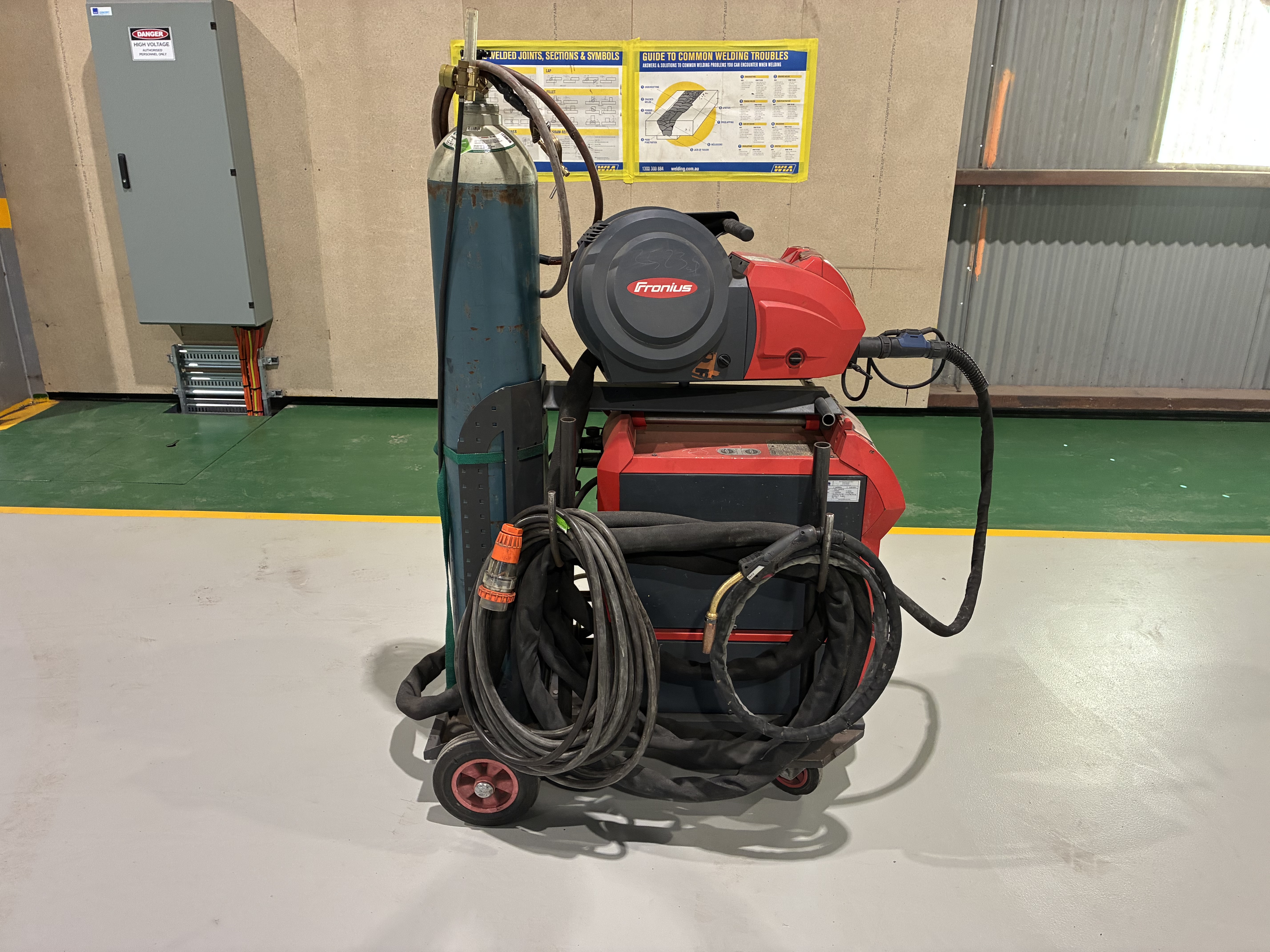 1 X Fronius TPS500i Mig Welder 415V (No Gas Bottle Inc)