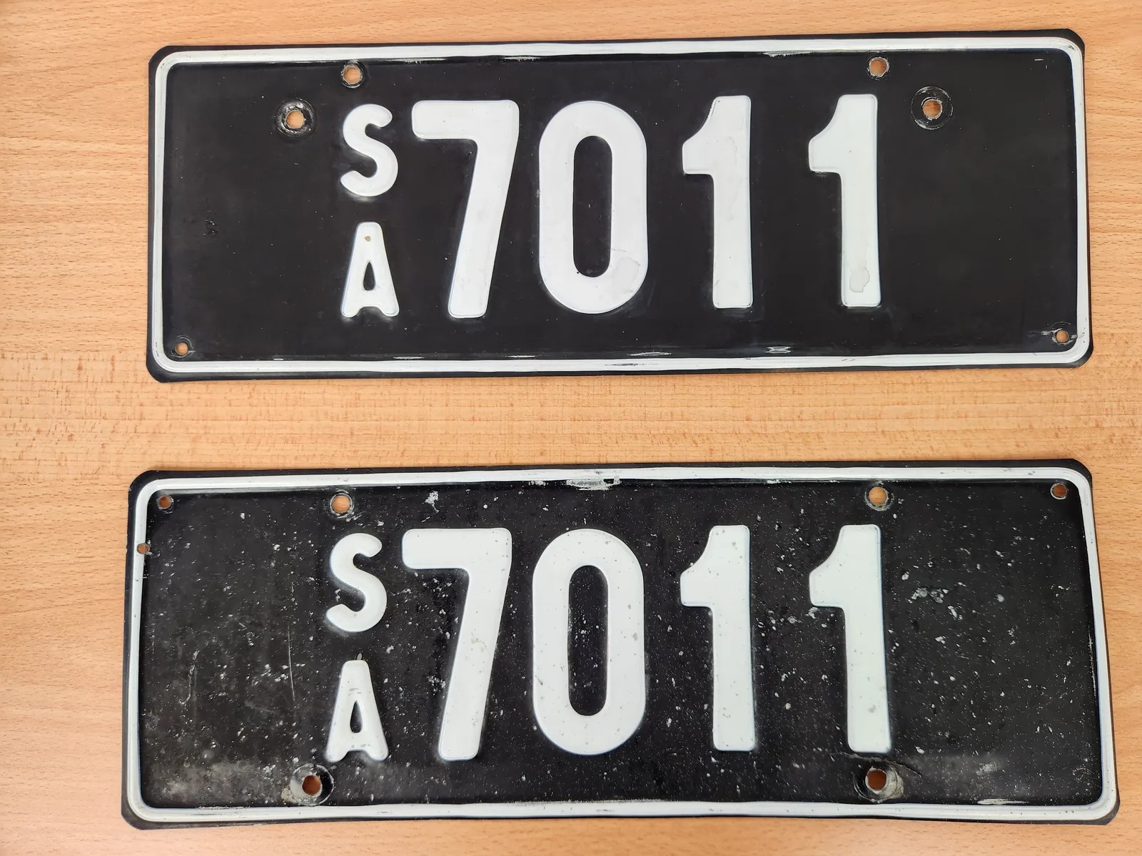SA Numeric Plate 7011