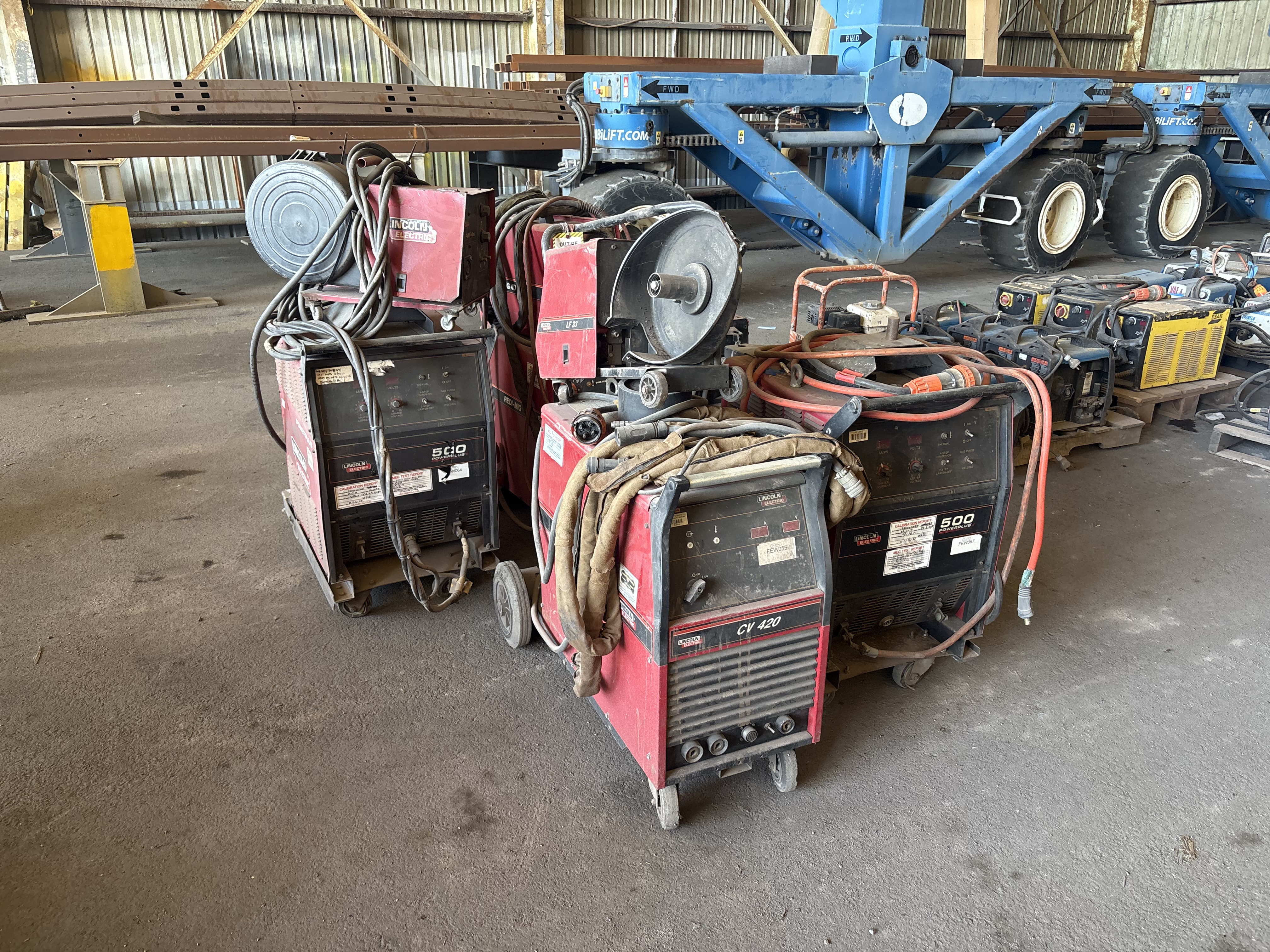 5x Lincoln Electric Welders