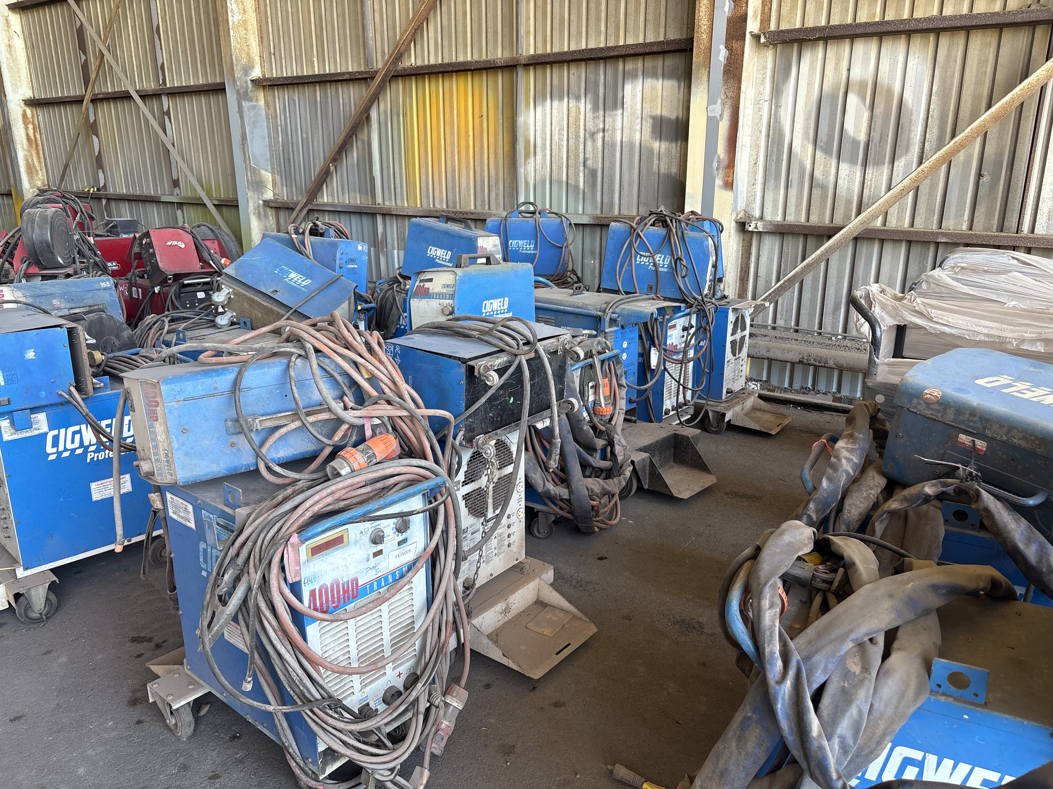412 · 5x Cigweld Welders *Off Site*