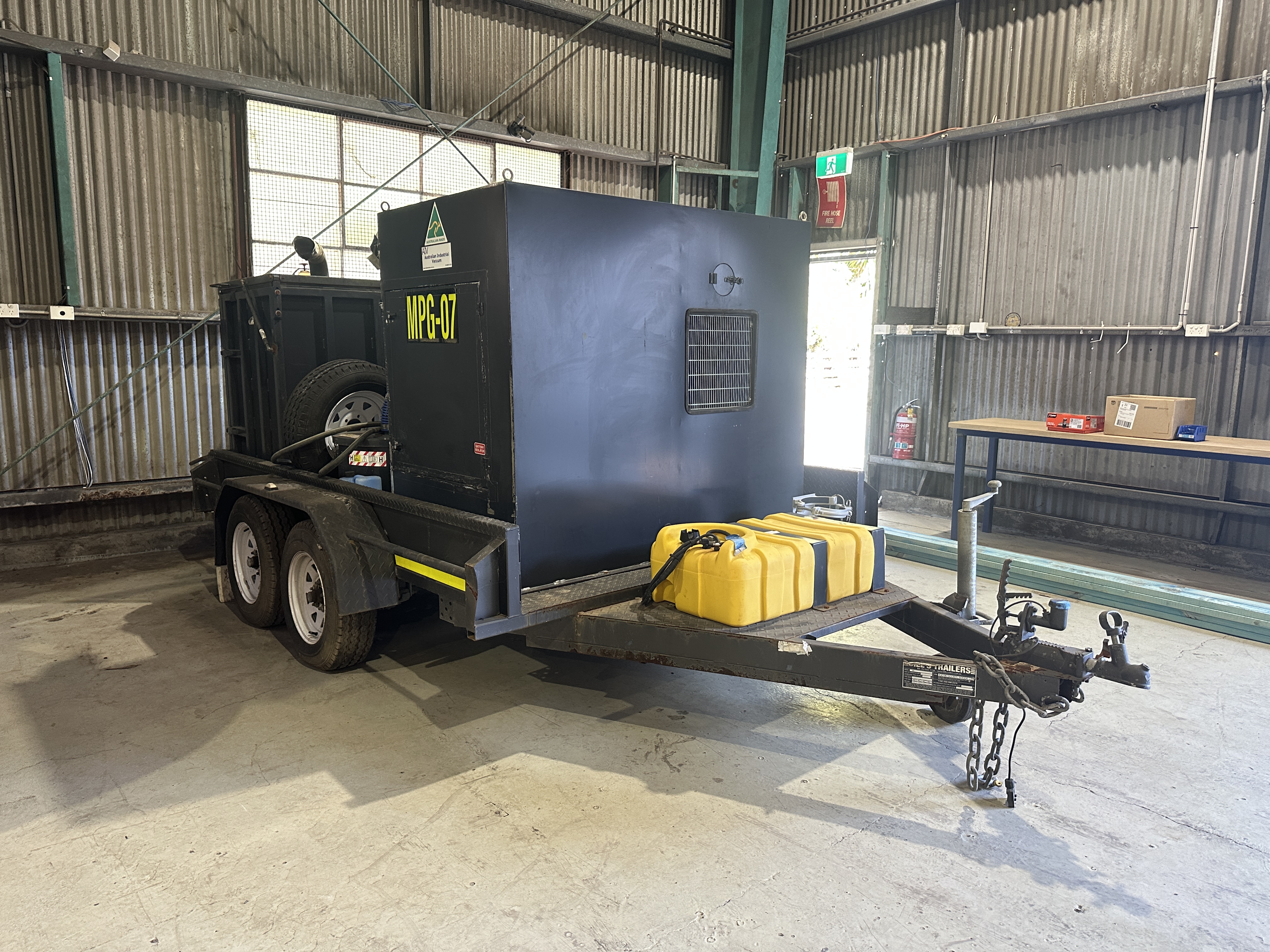 2024 Endurodry Vacuum Pump on 2024 Dual-Axle Bells Trailer