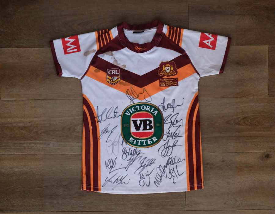 5 · 2013 NSW Country vs City Match Worn Jersey – Akuila Uate
