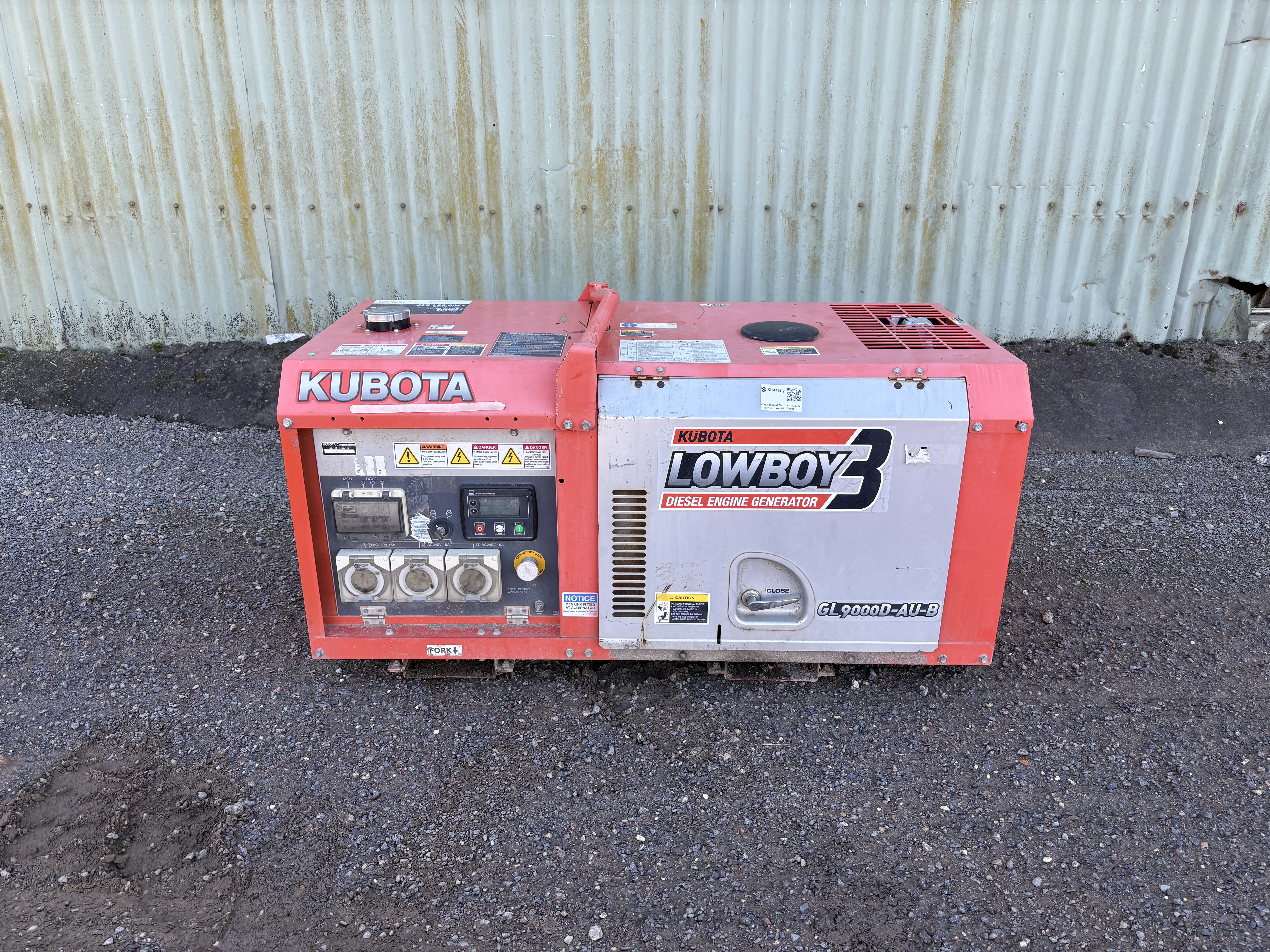 Portable Generator Kubota